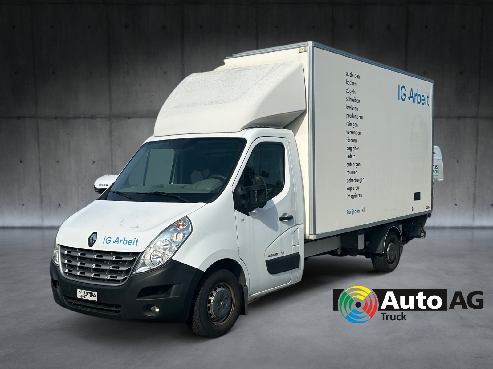 RENAULT T35d ci 150 Koffer Hebebühne-image-0