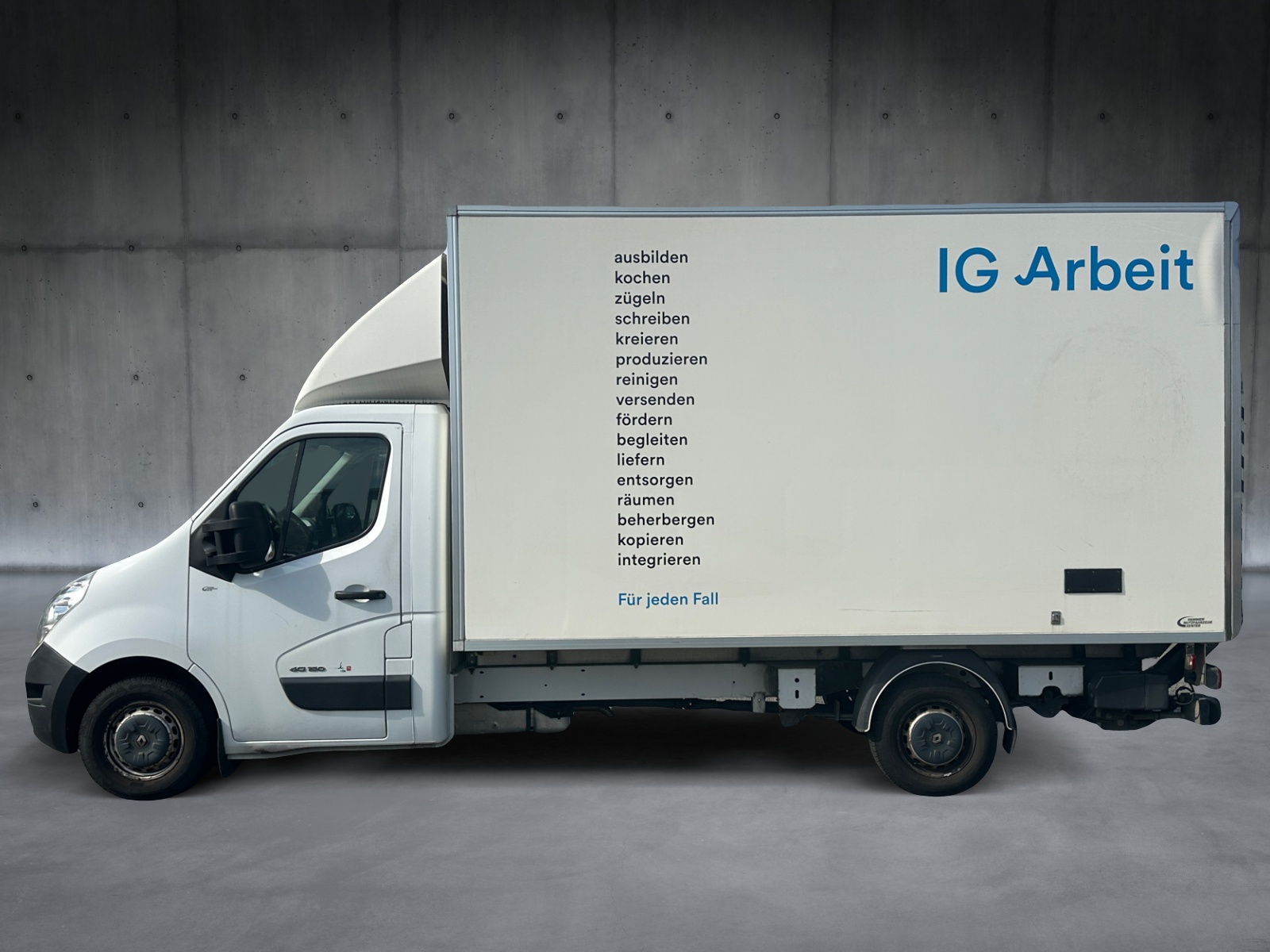 RENAULT T35d ci 150 Koffer Hebebühne-image-1
