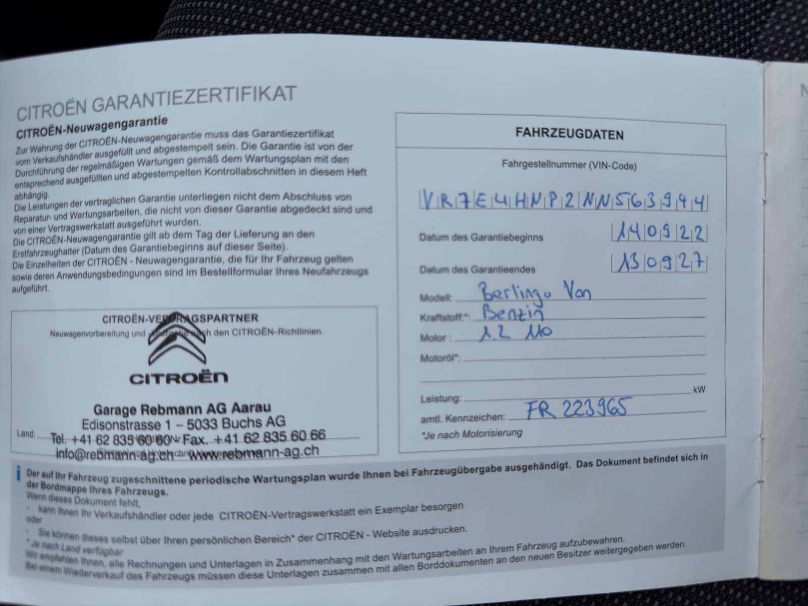 CITROEN Berlingo Van 1.2 Pure Tech 110 s/s Swiss Edition-image-23