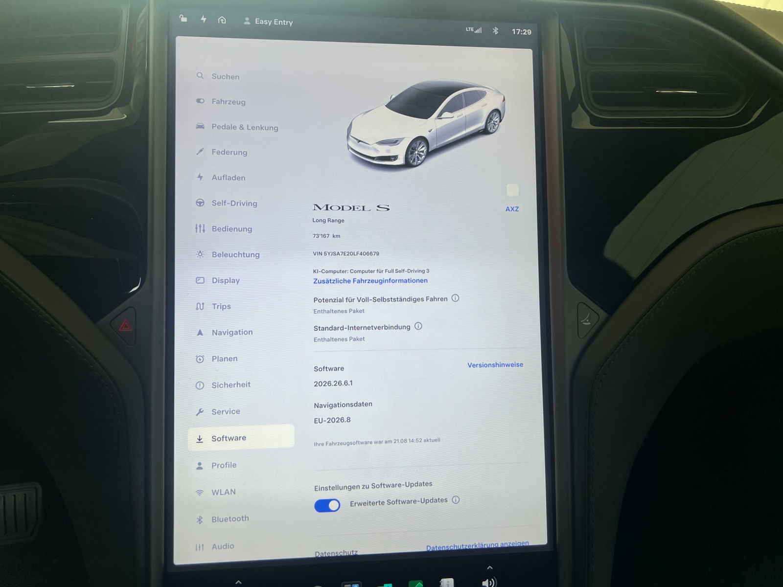TESLA Model S Long Range 572PS-image-9