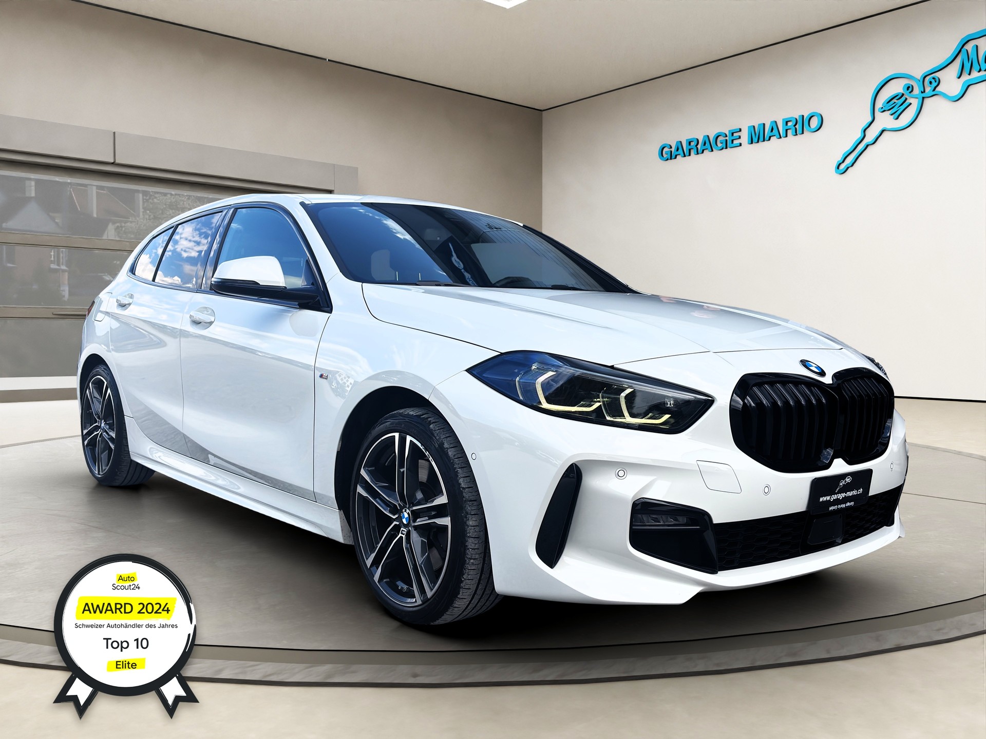 BMW 120d xDrive Steptronic❗Pure M Sport❗✅CH-Fahrzeug & Werksgarantie und 8-fach bereift auf ALU✅-image-0