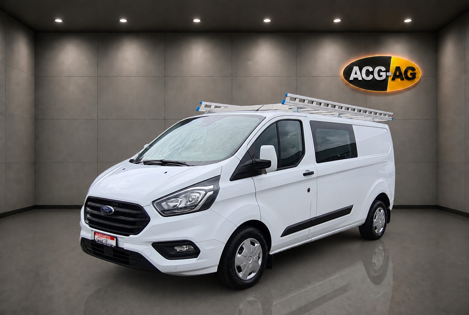 FORD Transit Custom Van 320 L2H1 DK Trend ** 6-Plätzer ** RF-Kamera ** Anh-Kupplung ** Dachtäger ** Heckleiter ** Frisch Ab MFK-image-2