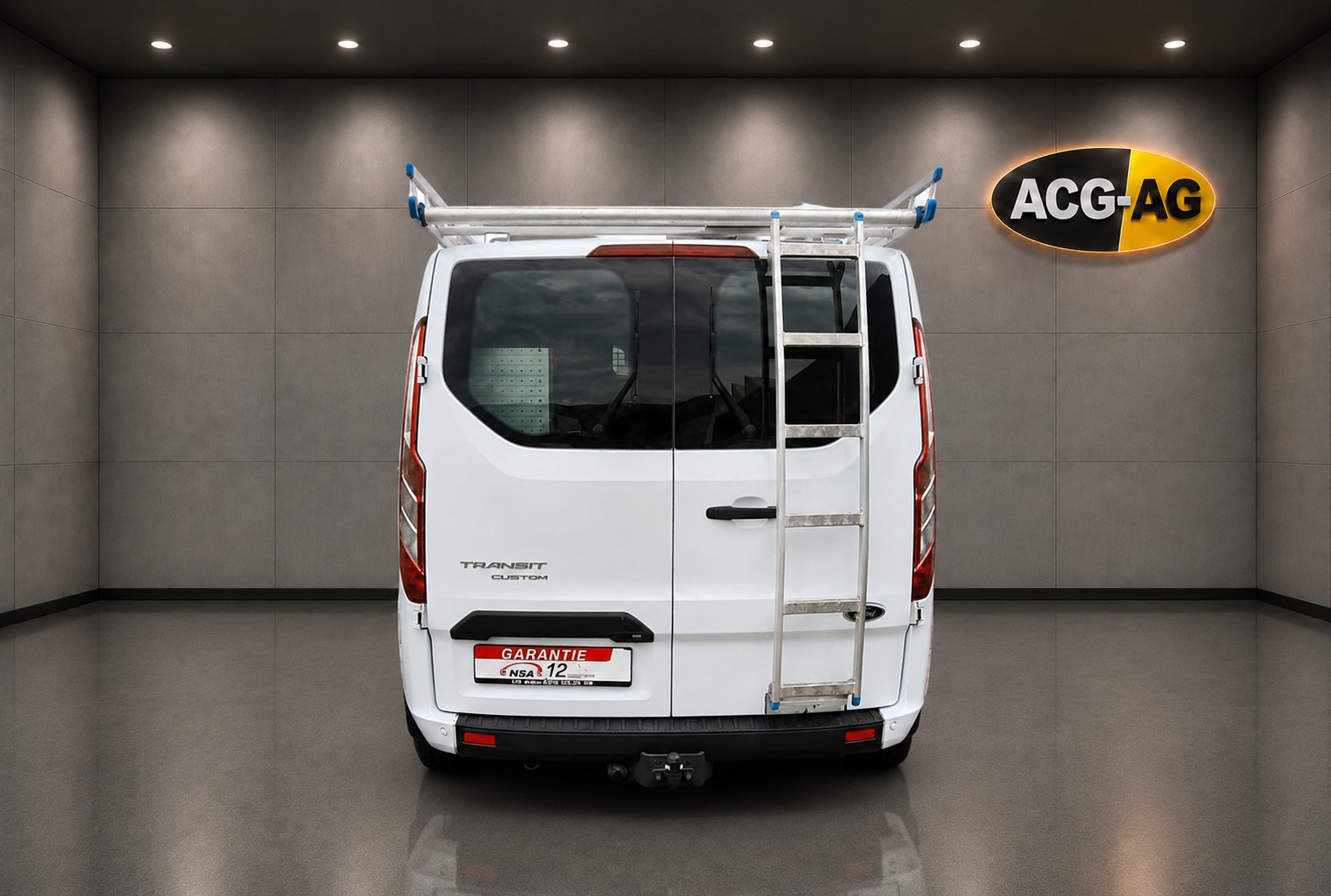 FORD Transit Custom Van 320 L2H1 DK Trend ** 6-Plätzer ** RF-Kamera ** Anh-Kupplung ** Dachtäger ** Heckleiter ** Frisch Ab MFK-image-4