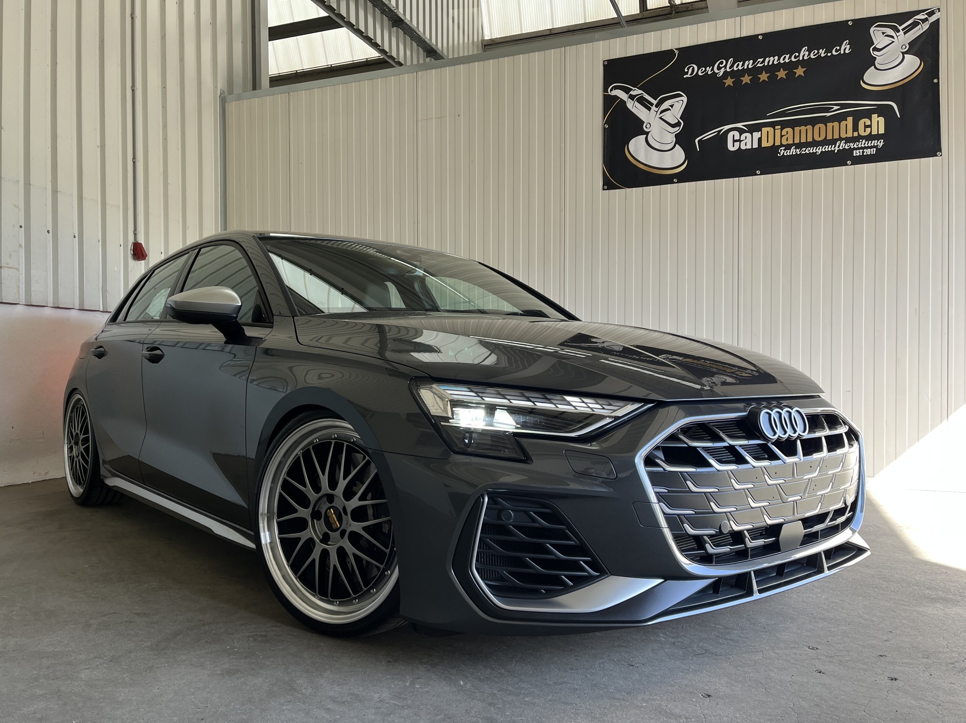 AUDI S3 Sportback S-tronic quattro *Einzelstück* GEPFEFFERT 20" BBS "Le Mans"