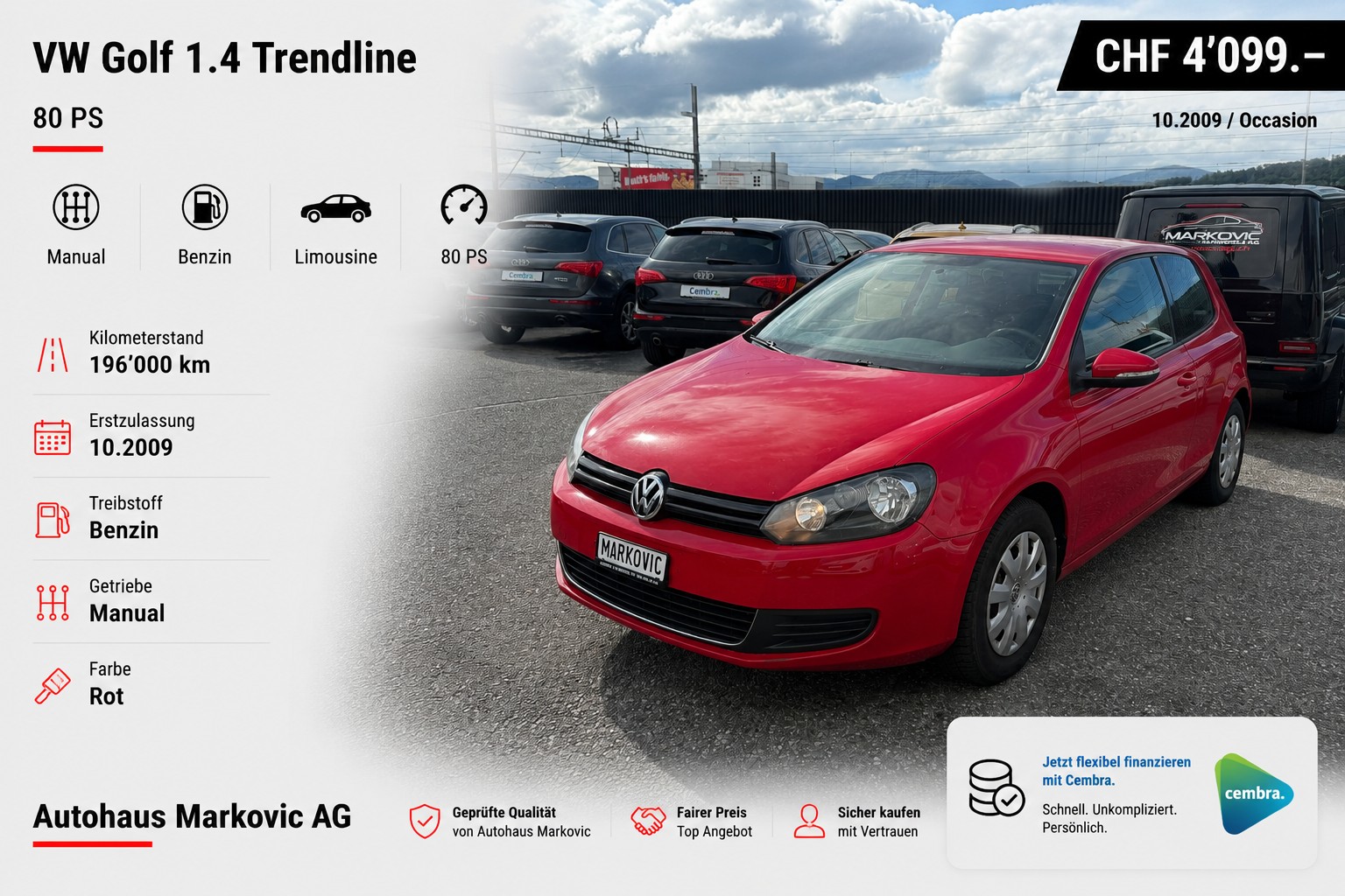 VW Golf 1.4 Trendline-image-0