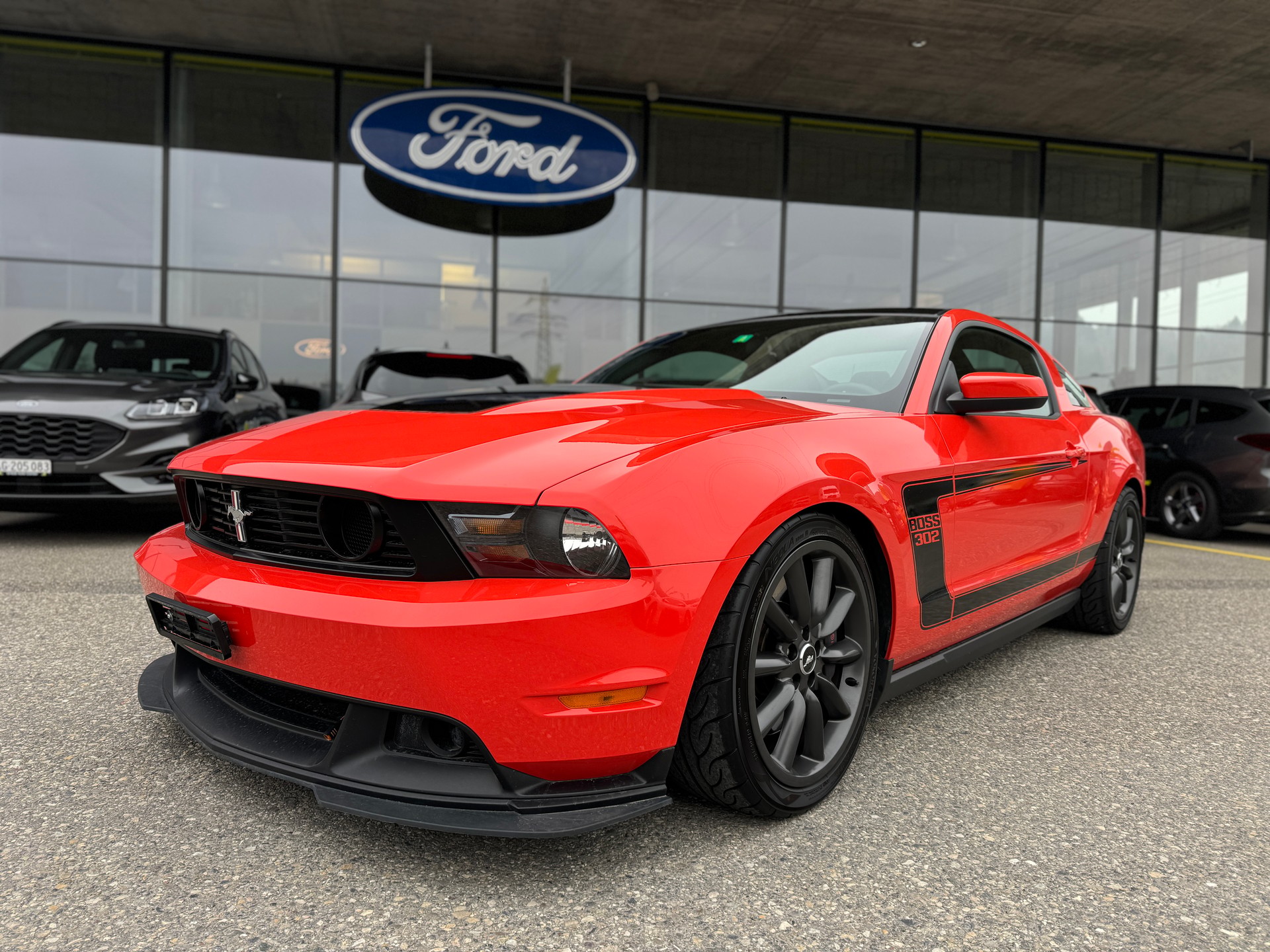 FORD Mustang BOSS 302 5.0L V8 455PS ORANGE #2076 RECARO KW Gewindefahrwerk-image-1