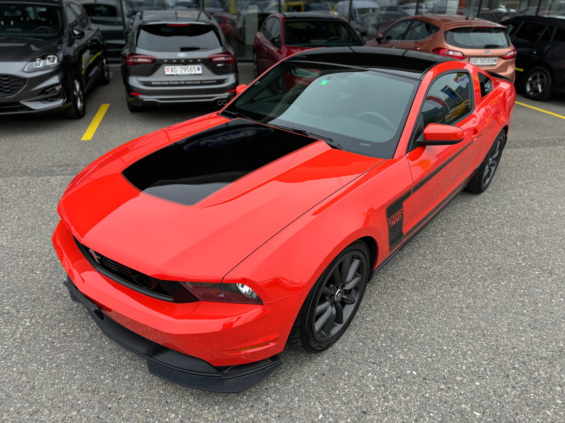 FORD Mustang BOSS 302 5.0L V8 455PS ORANGE #2076 RECARO KW Gewindefahrwerk-image-3