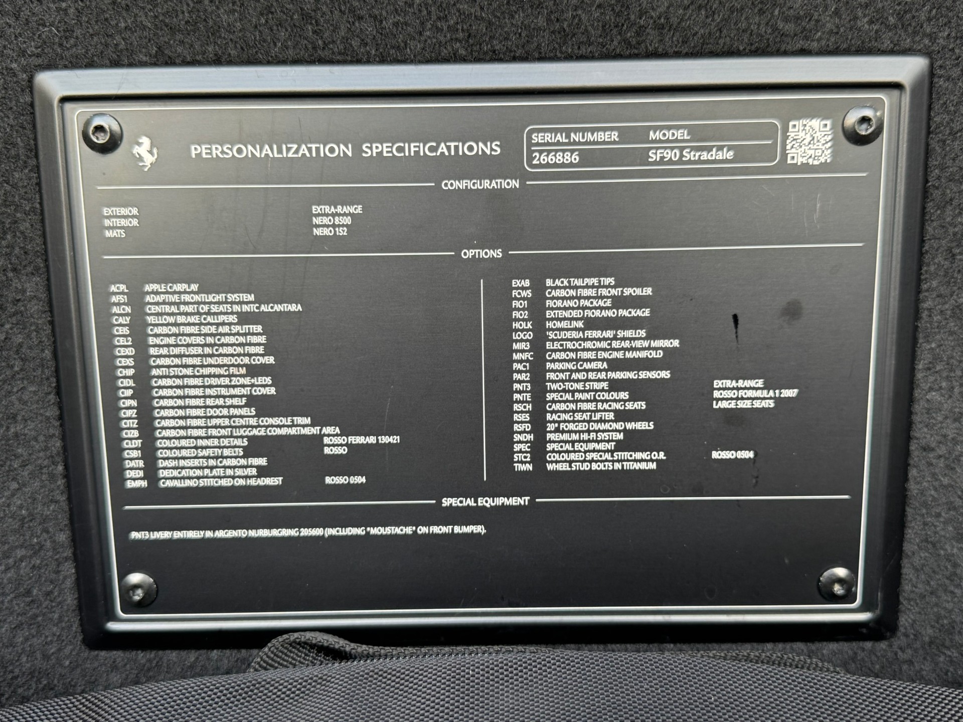 FERRARI SF90 Stradale * Assetto Fiorano * Full Carbon Interieur & Exterieur * CH-Fahrzeug * Colore Rosso F1 *-image-15
