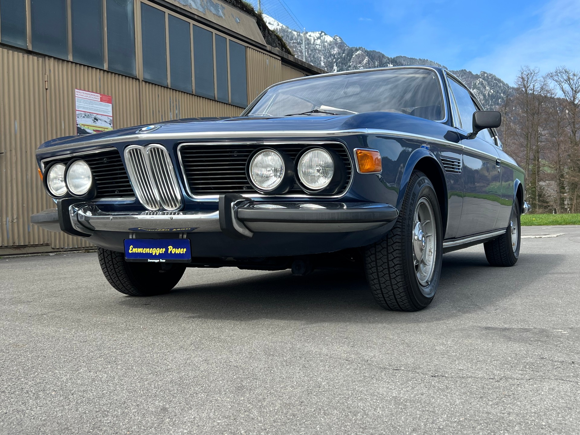 BMW BMW 2.8L CS / 1969 blau E9 Coupé-image-1