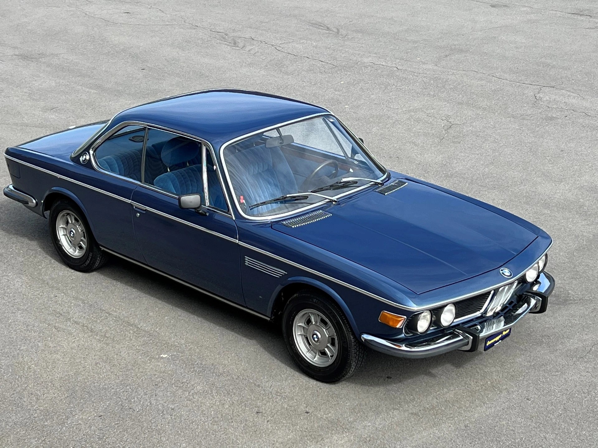 BMW BMW 2.8L CS / 1969 blau E9 Coupé-image-2