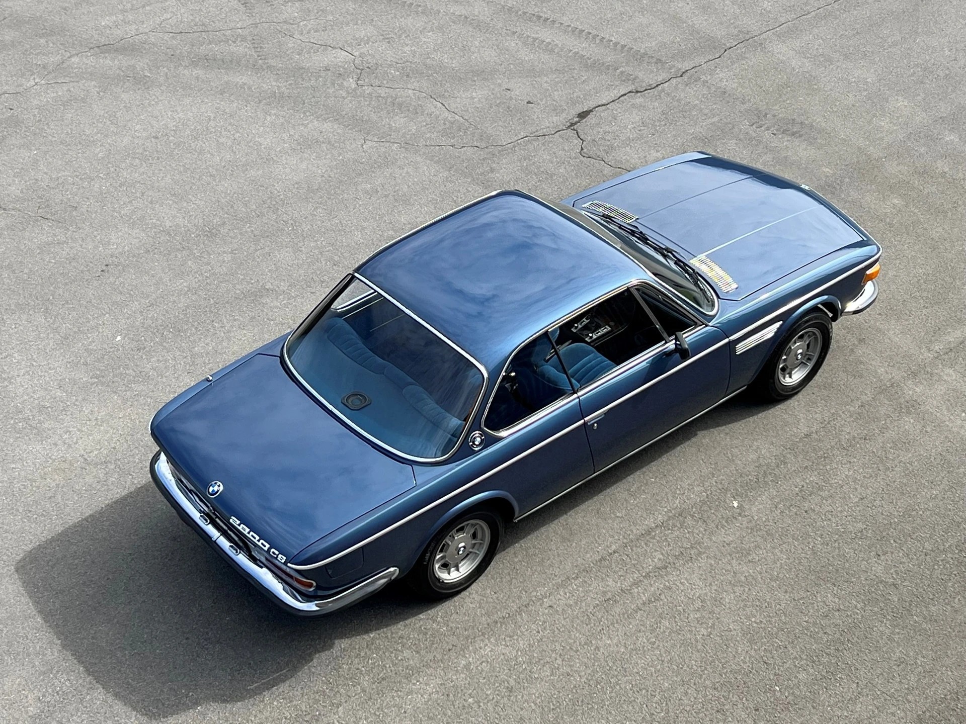 BMW BMW 2.8L CS / 1969 blau E9 Coupé-image-3