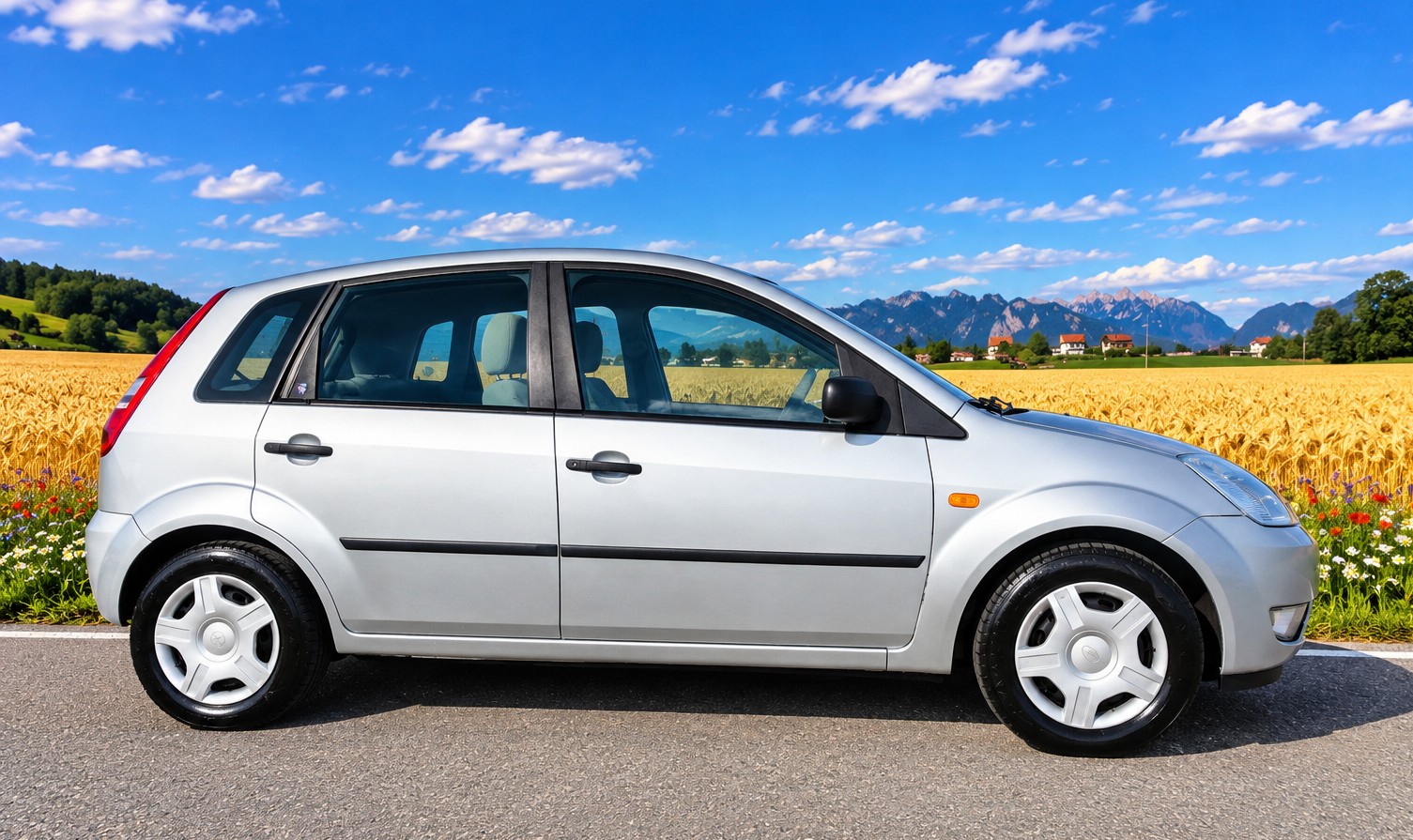 FORD Fiesta 1.4 limitée 30km/h Vert-image-8