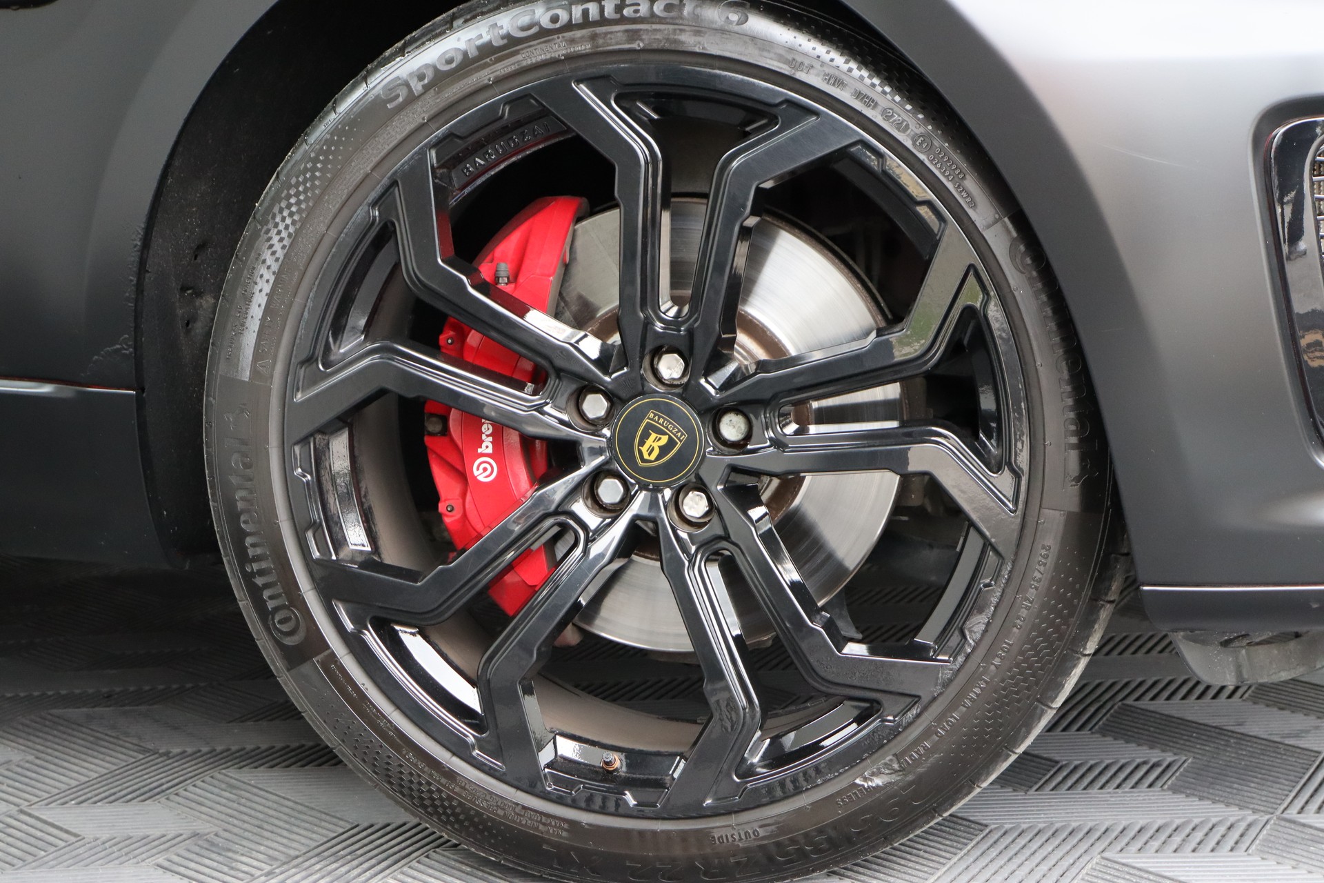 LAND ROVER RANGE ROVER SPORT 4.4 SDV8 AUTOBIOGRAPHY DYNAMIC A ** SVR UMBAU ** CUSTOM FELGEN ** MATTSCHWARZ **-image-5