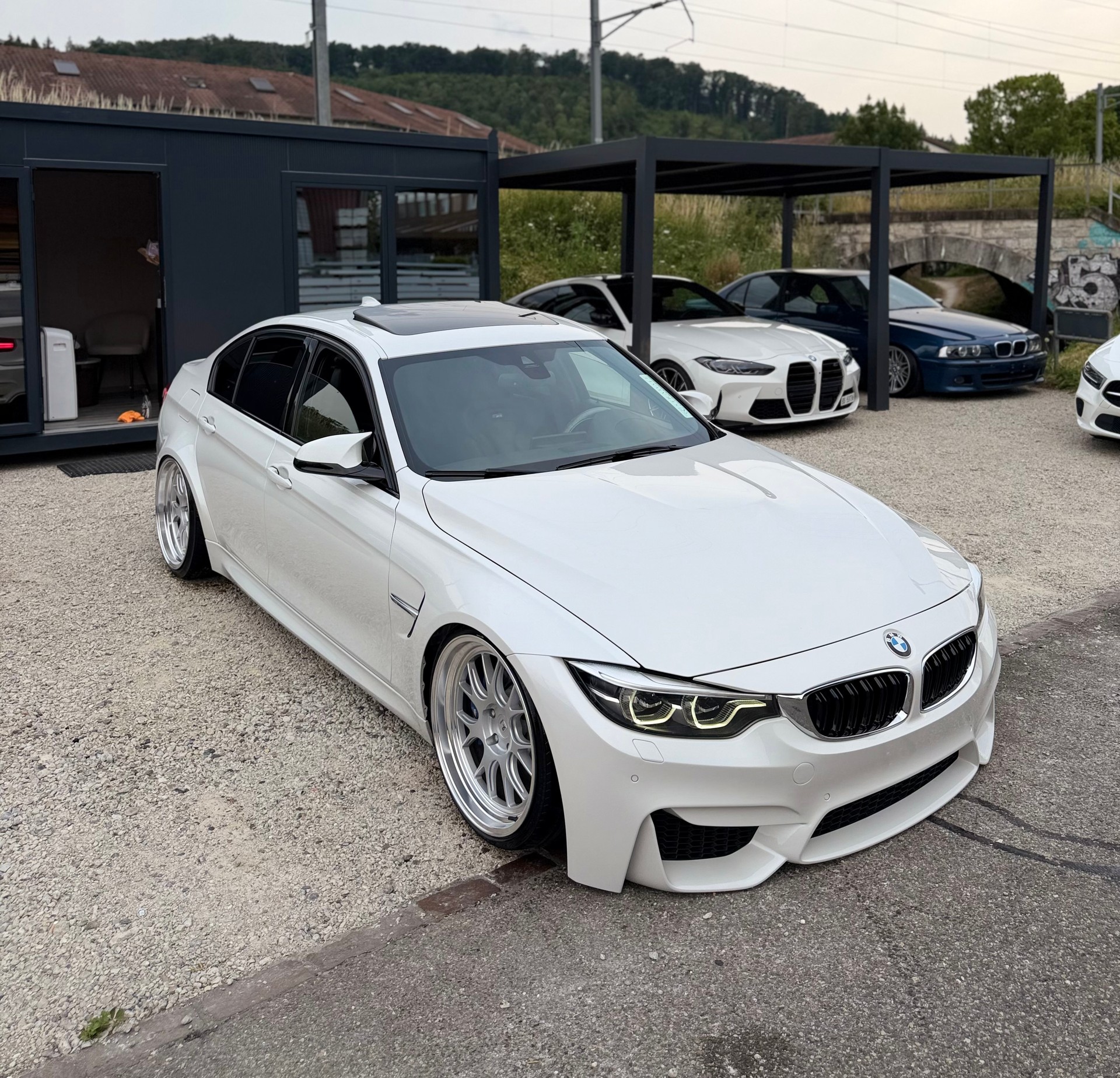 BMW M3 F80 ohne OPF! **Facelift ** Perlweiss**-image-3