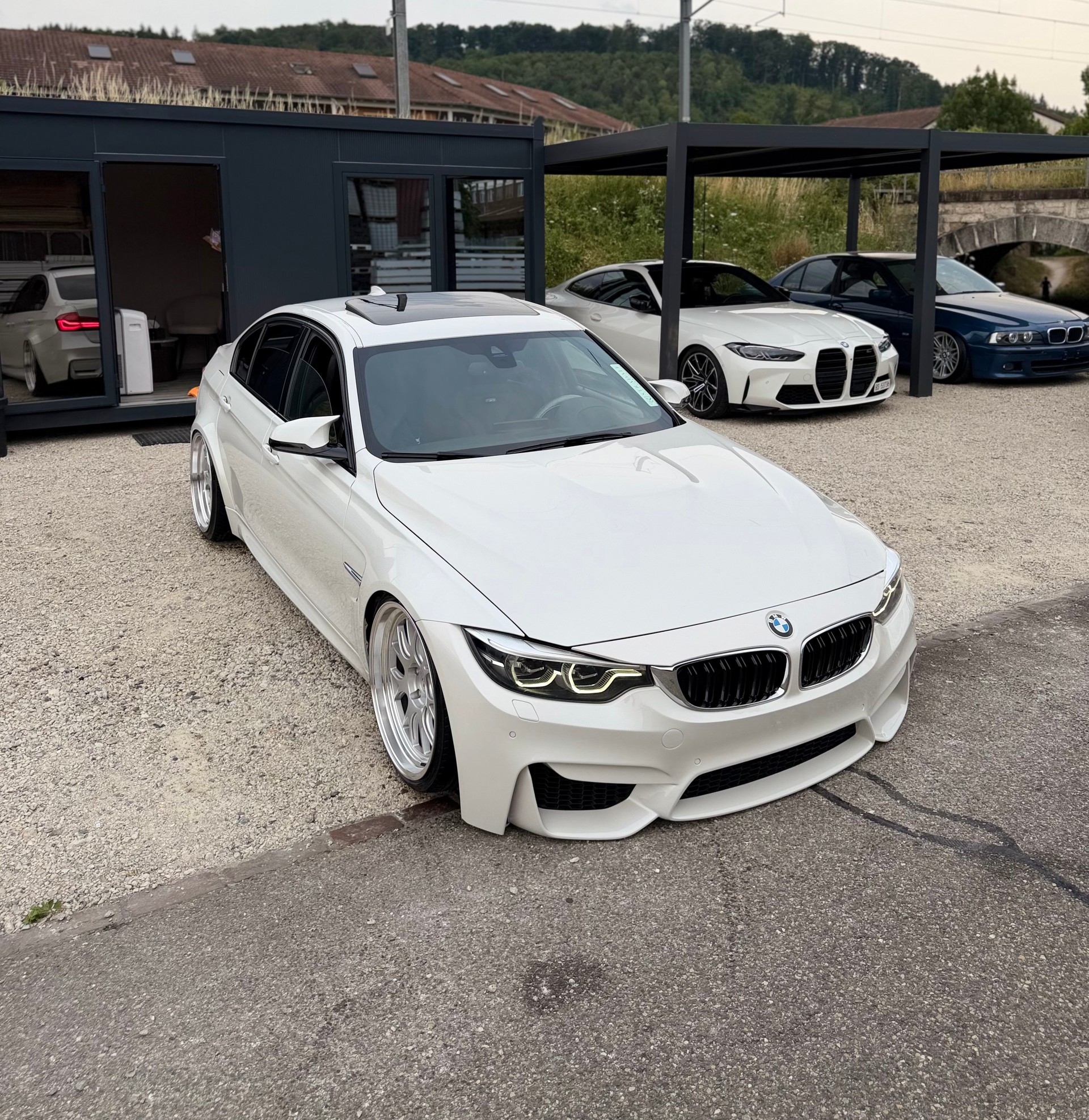 BMW M3 F80 ohne OPF! **Facelift ** Perlweiss**-image-1