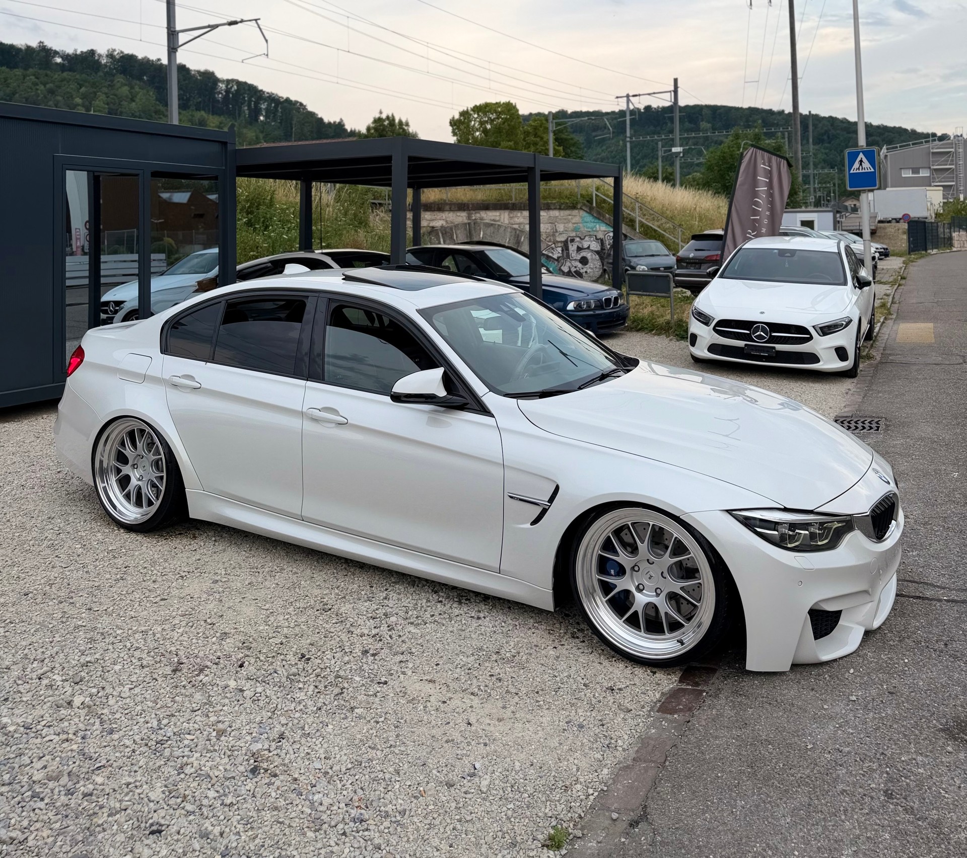 BMW M3 F80 ohne OPF! **Facelift ** Perlweiss**-image-4
