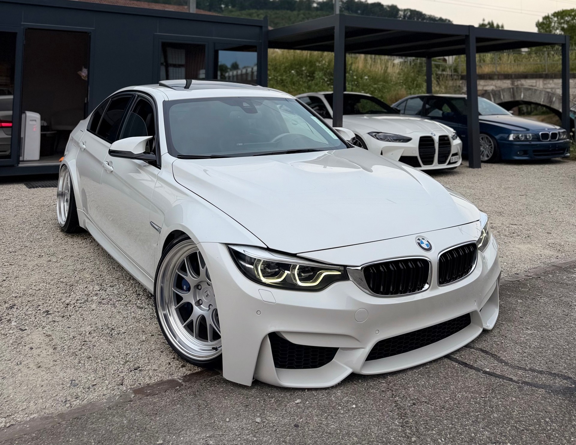 BMW M3 F80 ohne OPF! **Facelift ** Perlweiss**-image-0