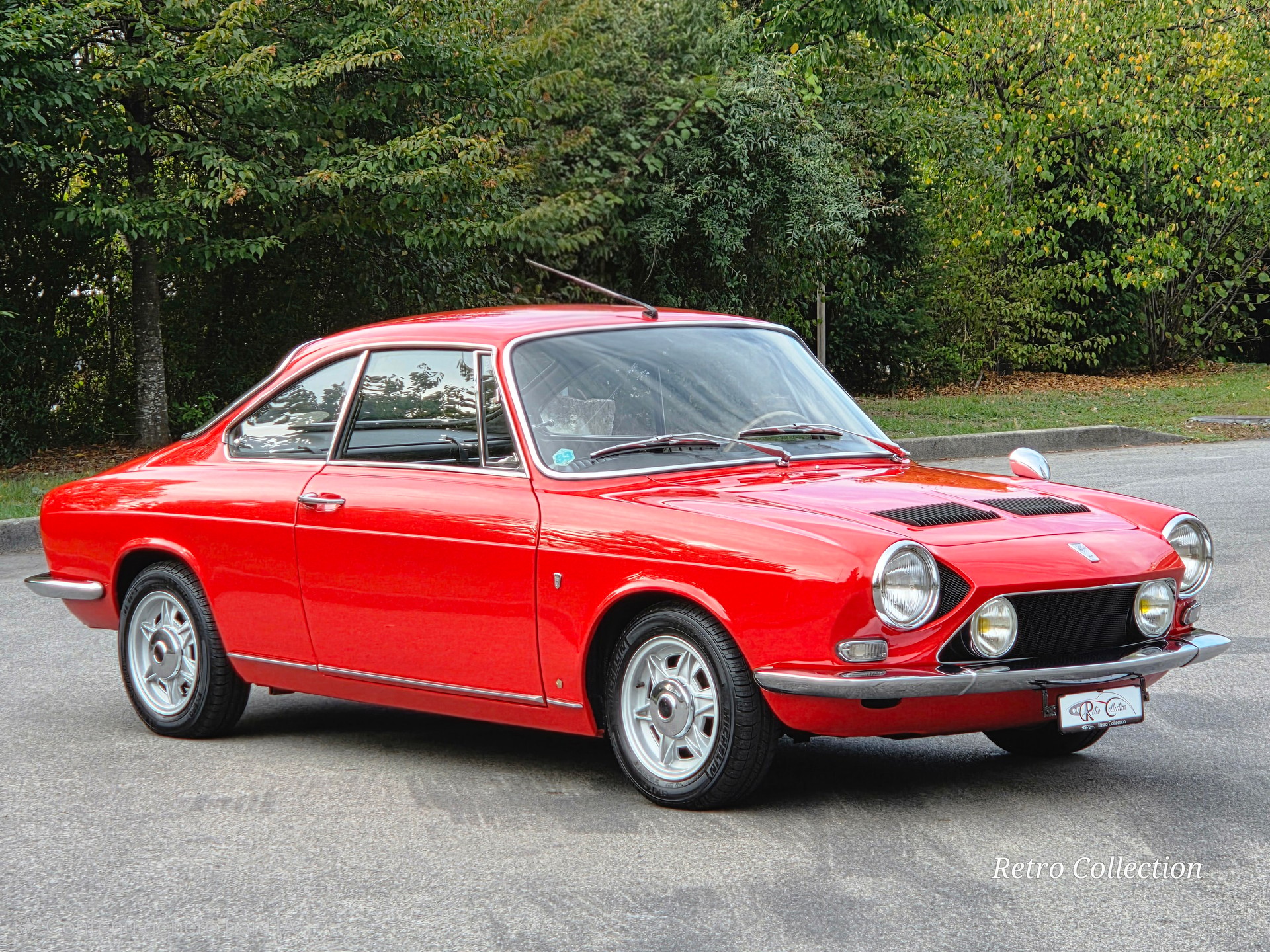 SIMCA 1200 S Coupé Bertone - rarissime - superbe état - jantes Cromodora - expertisée vétéran 07.2025.-image-3