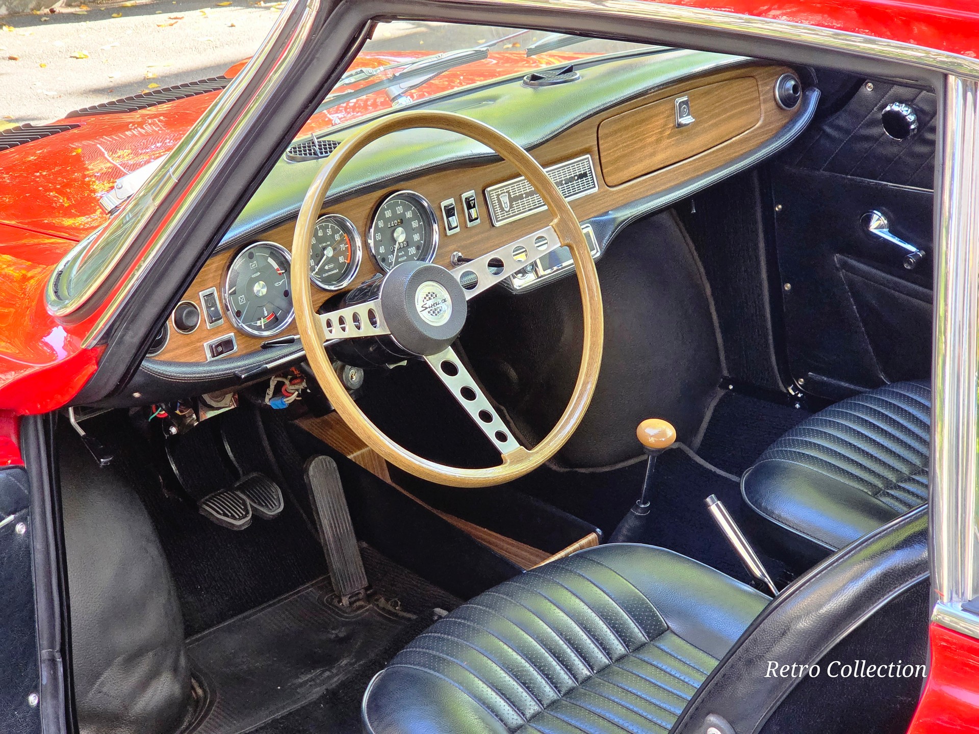 SIMCA 1200 S Coupé Bertone - rarissime - superbe état - jantes Cromodora - expertisée vétéran 07.2025.-image-9