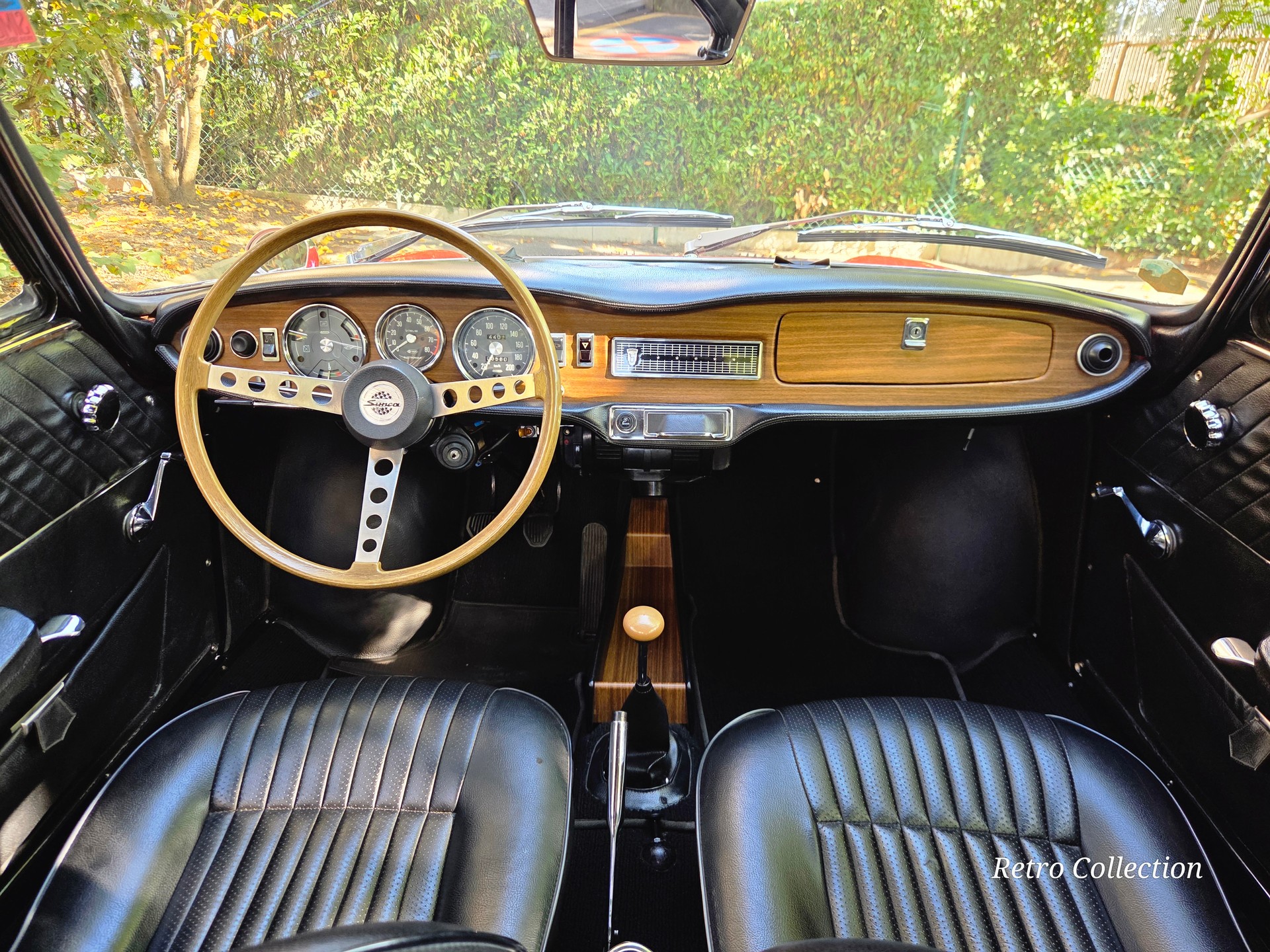 SIMCA 1200 S Coupé Bertone - rarissime - superbe état - jantes Cromodora - expertisée vétéran 07.2025.-image-11