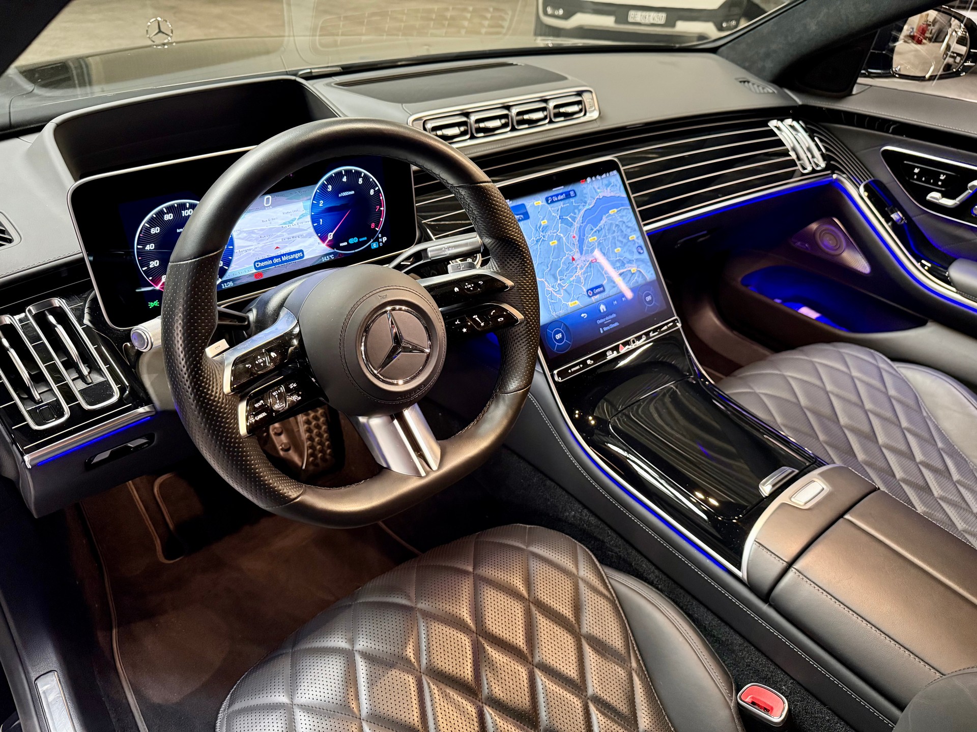 MERCEDES-BENZ S 450 V6 AMG Line 4matic lang / CH Fahrzeug / Werksgarantie 60m / Gratis service 100'000km-image-6