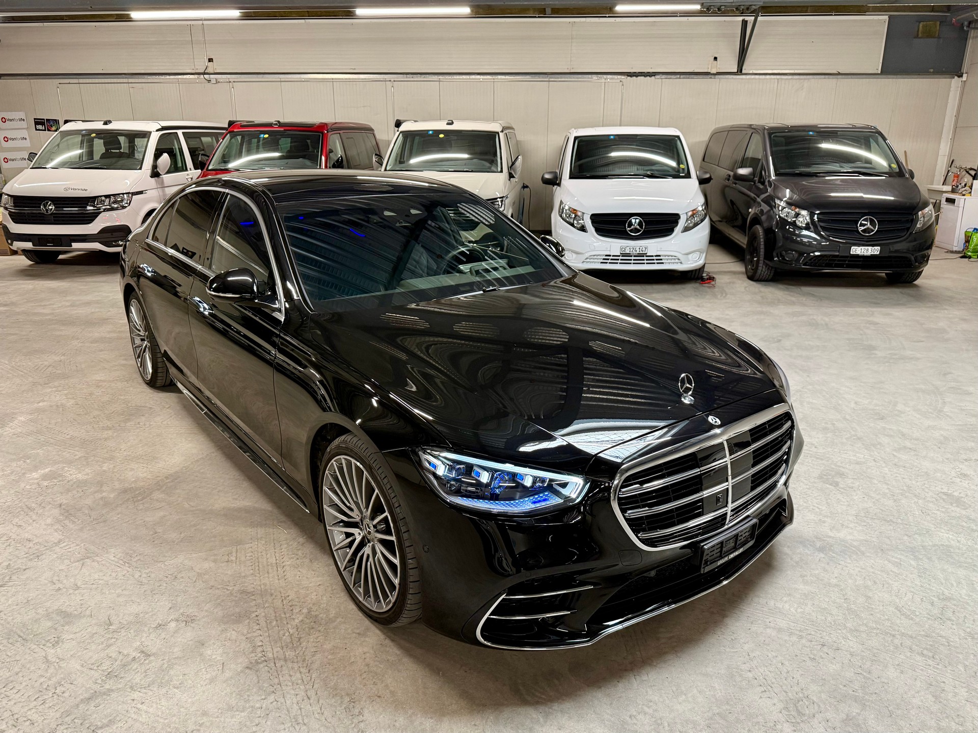 MERCEDES-BENZ S 450 V6 AMG Line 4matic lang / CH Fahrzeug / Werksgarantie 60m / Gratis service 100'000km-image-1