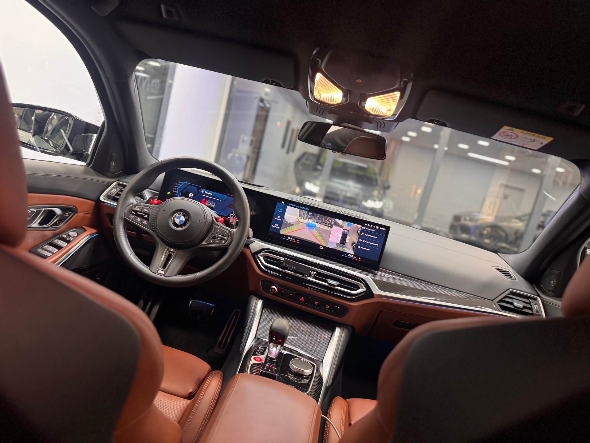 BMW M3 Touring xDrive Competition M *CH-Fahrzeug / Carbon Exterieur / KW-Gewindefedern / Frozen Pure Grey Mattlackierung*-image-13