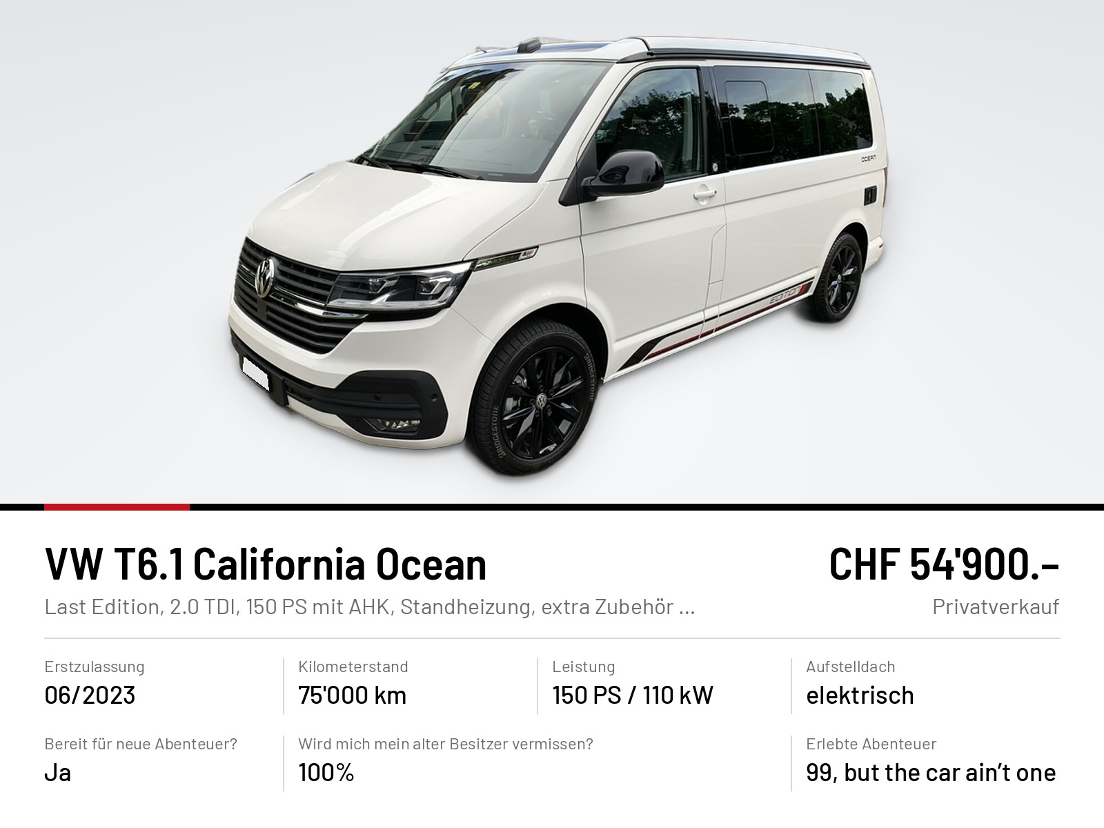 VW T6.1 / 2.0 TDI / 150 PS / Ocean / AHK / ...-image-0