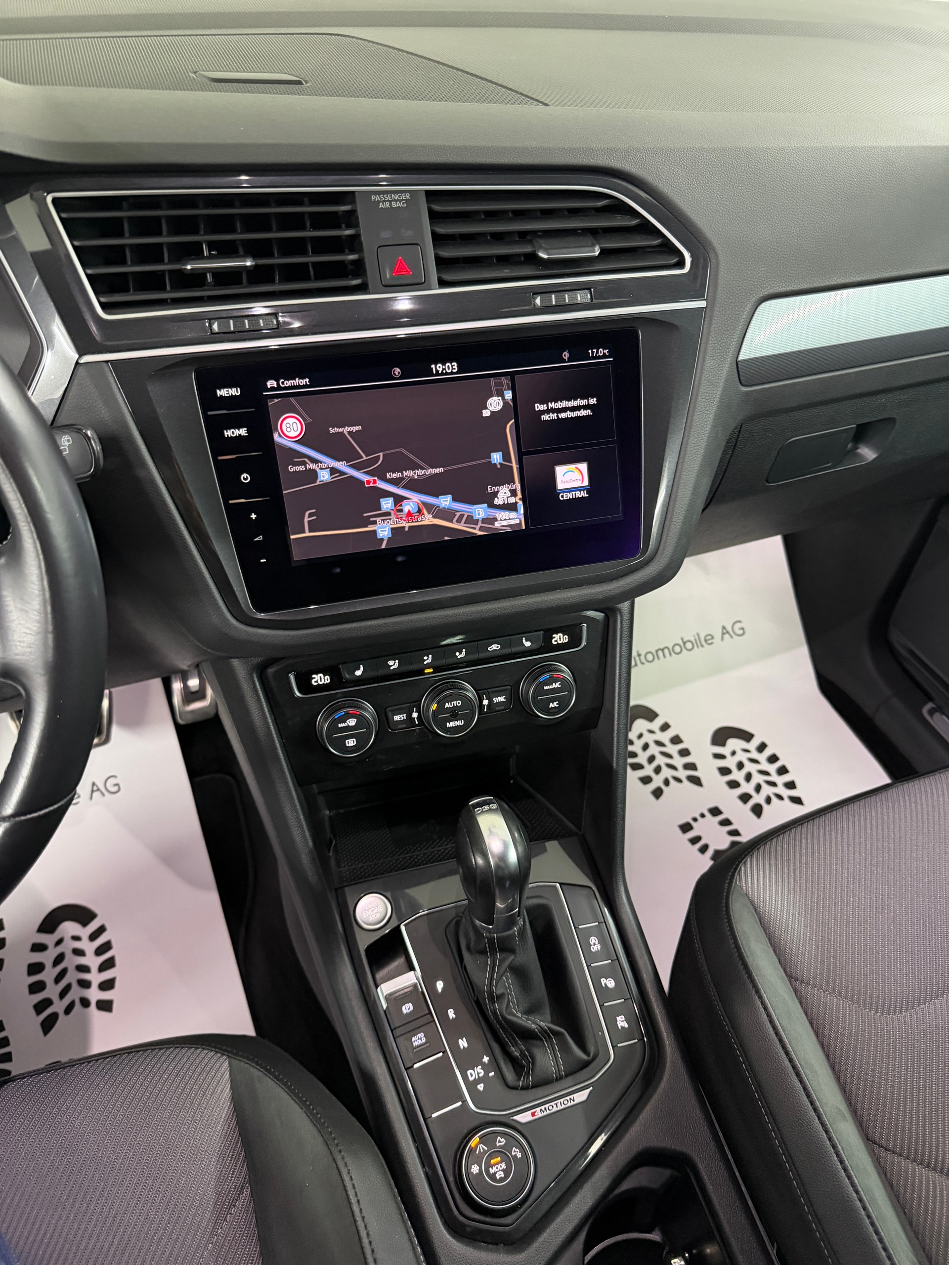 VW Tiguan 2.0TSI High. R-Line 230PS Deep Black 4Motion DSG / 360° Cam / Head-Up-Display / Keyless / Dynamiklenkung / 20J Suzuka /-image-12
