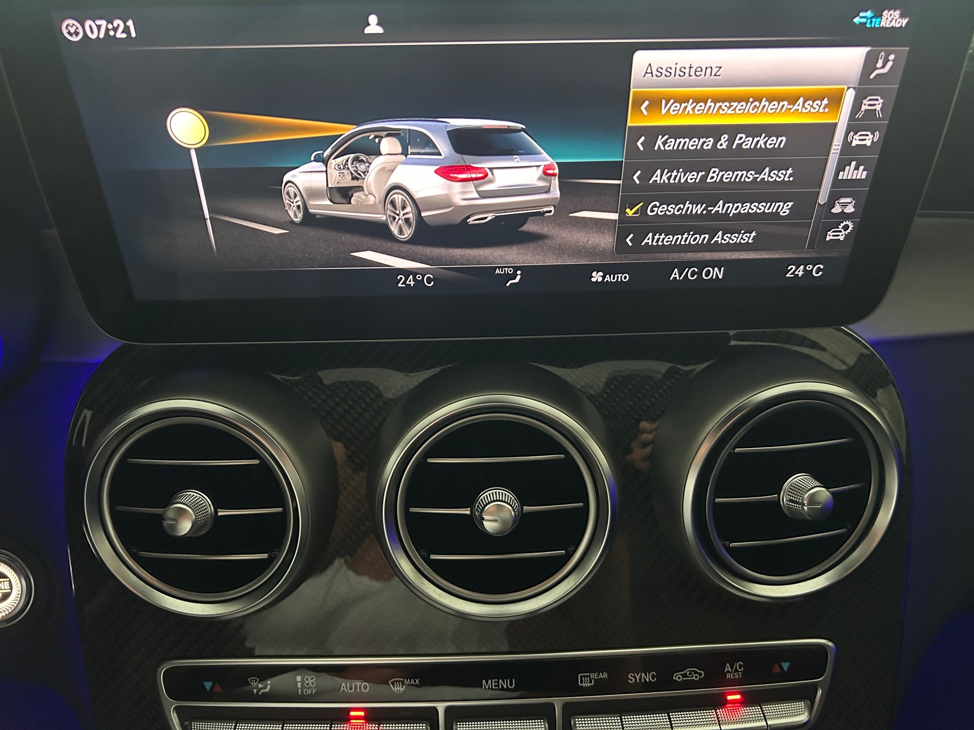 MERCEDES-BENZ C 43 AMG 4Matic 9G-Tronic CH Fahrzeug mit Gratisservice-Facelift ModellSchiebedach-Burmester Sound-360 Grad Kamera-image-15