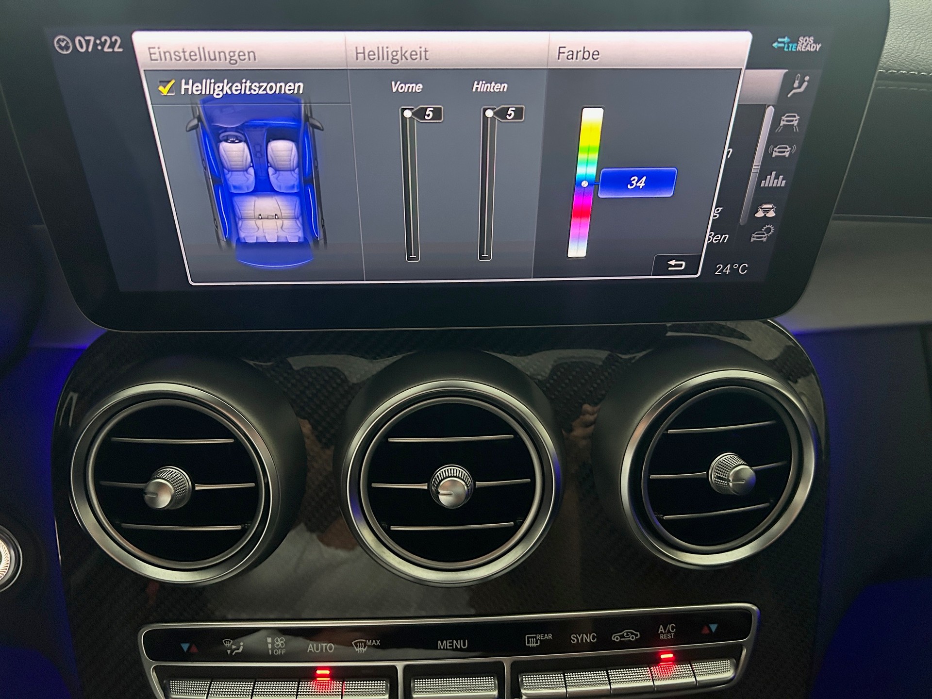 MERCEDES-BENZ C 43 AMG 4Matic 9G-Tronic CH Fahrzeug mit Gratisservice-Facelift ModellSchiebedach-Burmester Sound-360 Grad Kamera-image-16