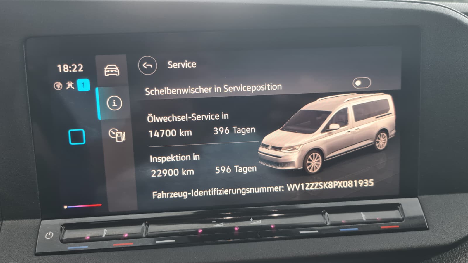 VW Caddy Cargo 2.0TDI Maxi DSG ** Gr-Navigationssystem ** RF-Kamera ** PDC V+H ** MF-Lenkrad mit Tempomat **Ab MFK & Service **-image-13