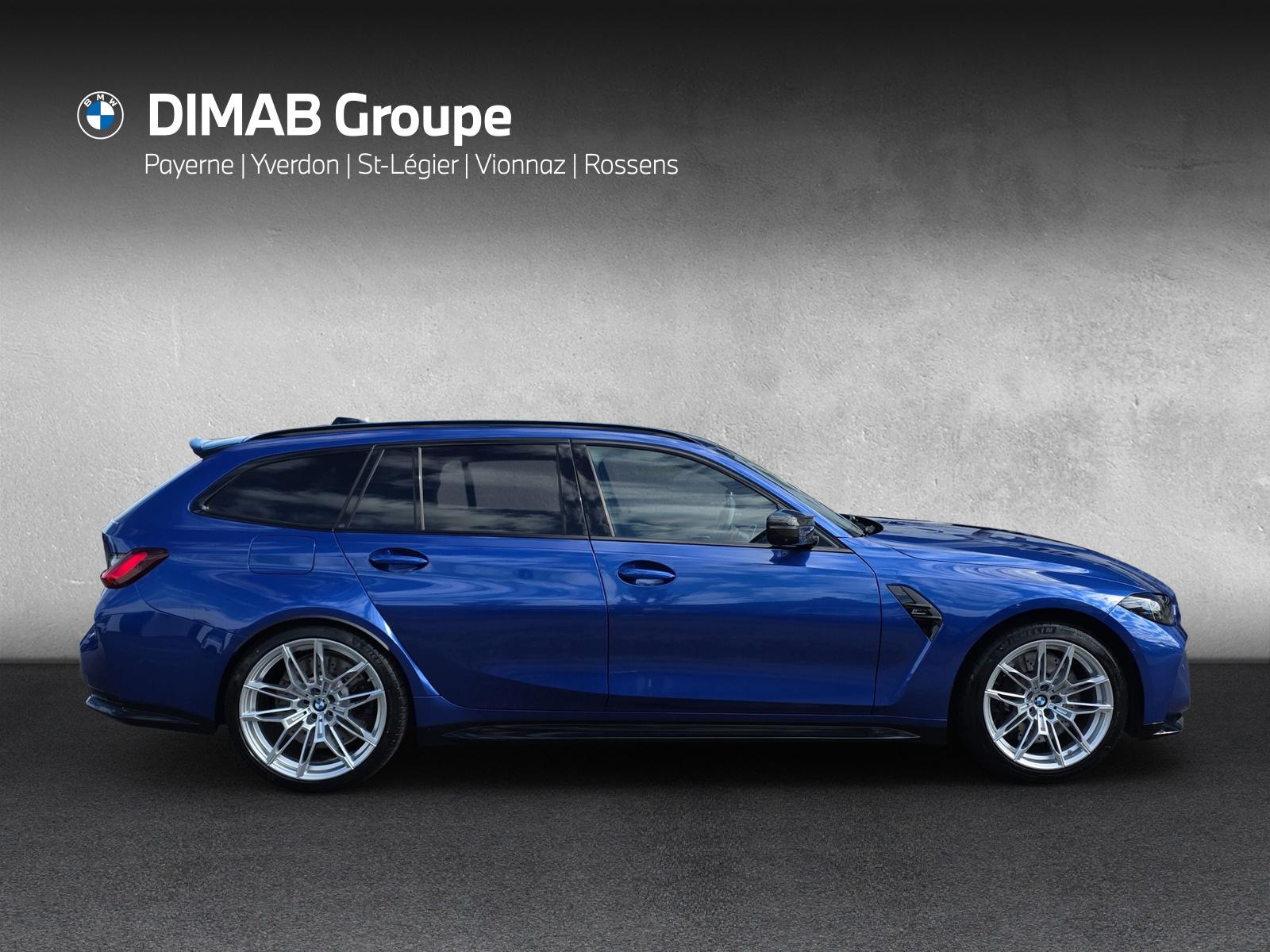 BMW M3 Competition Touring xDrive G81 (CH) ** M Portimao Blau métallisé **-image-5