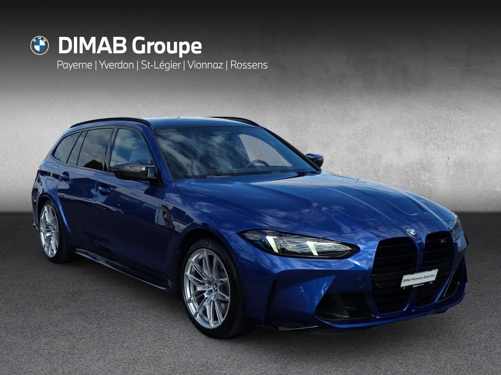 BMW M3 Competition Touring xDrive G81 (CH) ** M Portimao Blau métallisé **-image-6