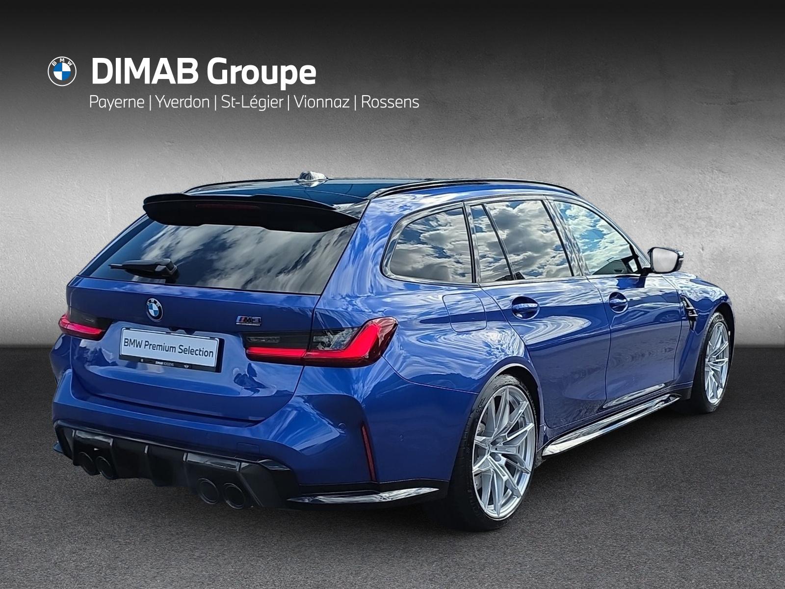 BMW M3 Competition Touring xDrive G81 (CH) ** M Portimao Blau métallisé **-image-4
