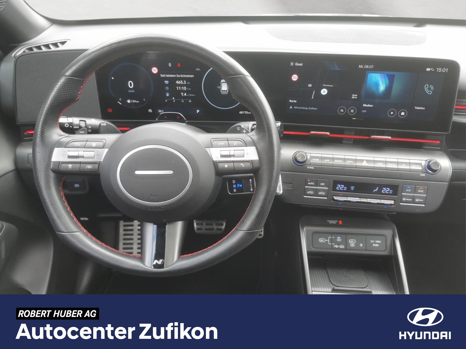HYUNDAI Kona 1.6 T-GDi N Line 4WD DCT Meta Blue Pearl-image-10