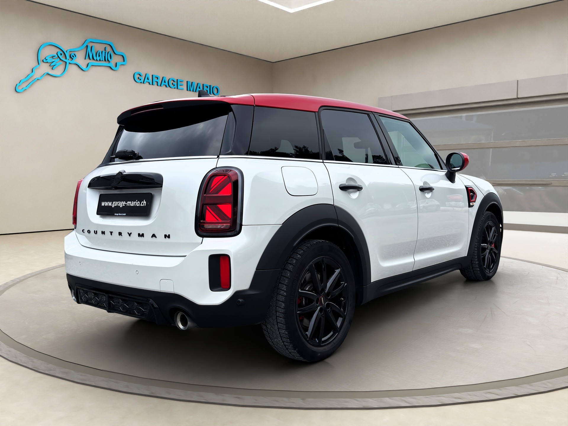 MINI Countryman John Cooper Works ALL4 Steptronic✅CH-Fahrzeug & 8-fach bereift auf ALU✅-image-4