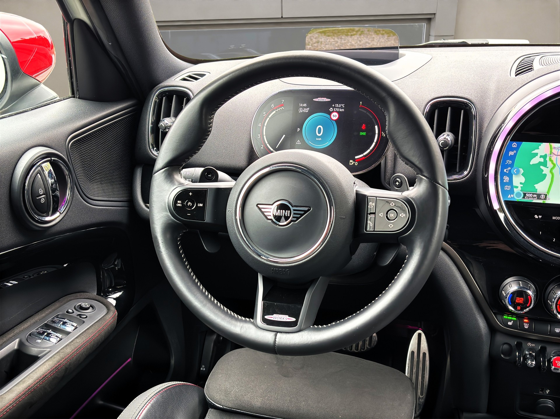 MINI Countryman John Cooper Works ALL4 Steptronic✅CH-Fahrzeug & 8-fach bereift auf ALU✅-image-12
