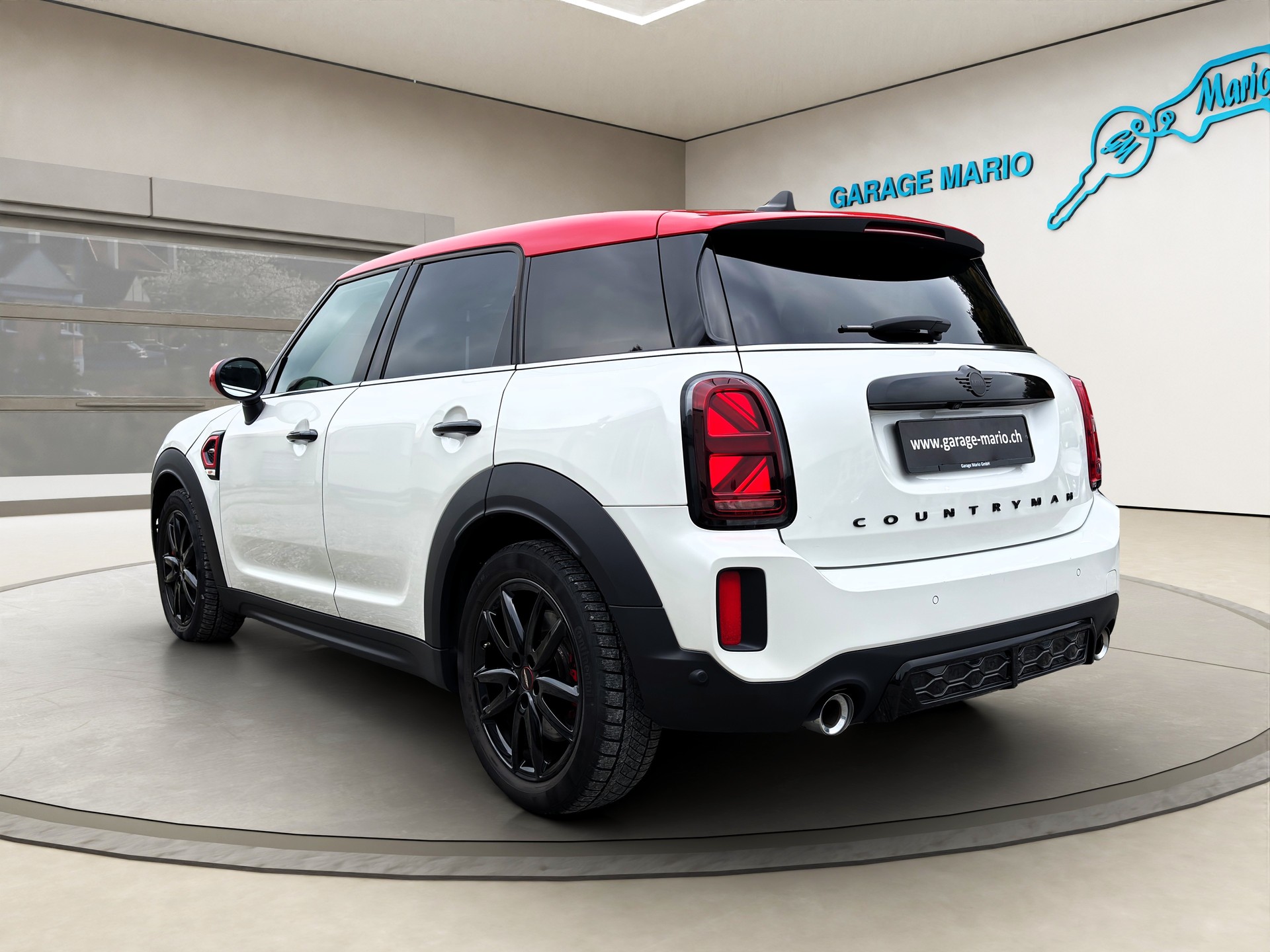 MINI Countryman John Cooper Works ALL4 Steptronic✅CH-Fahrzeug & 8-fach bereift auf ALU✅-image-6