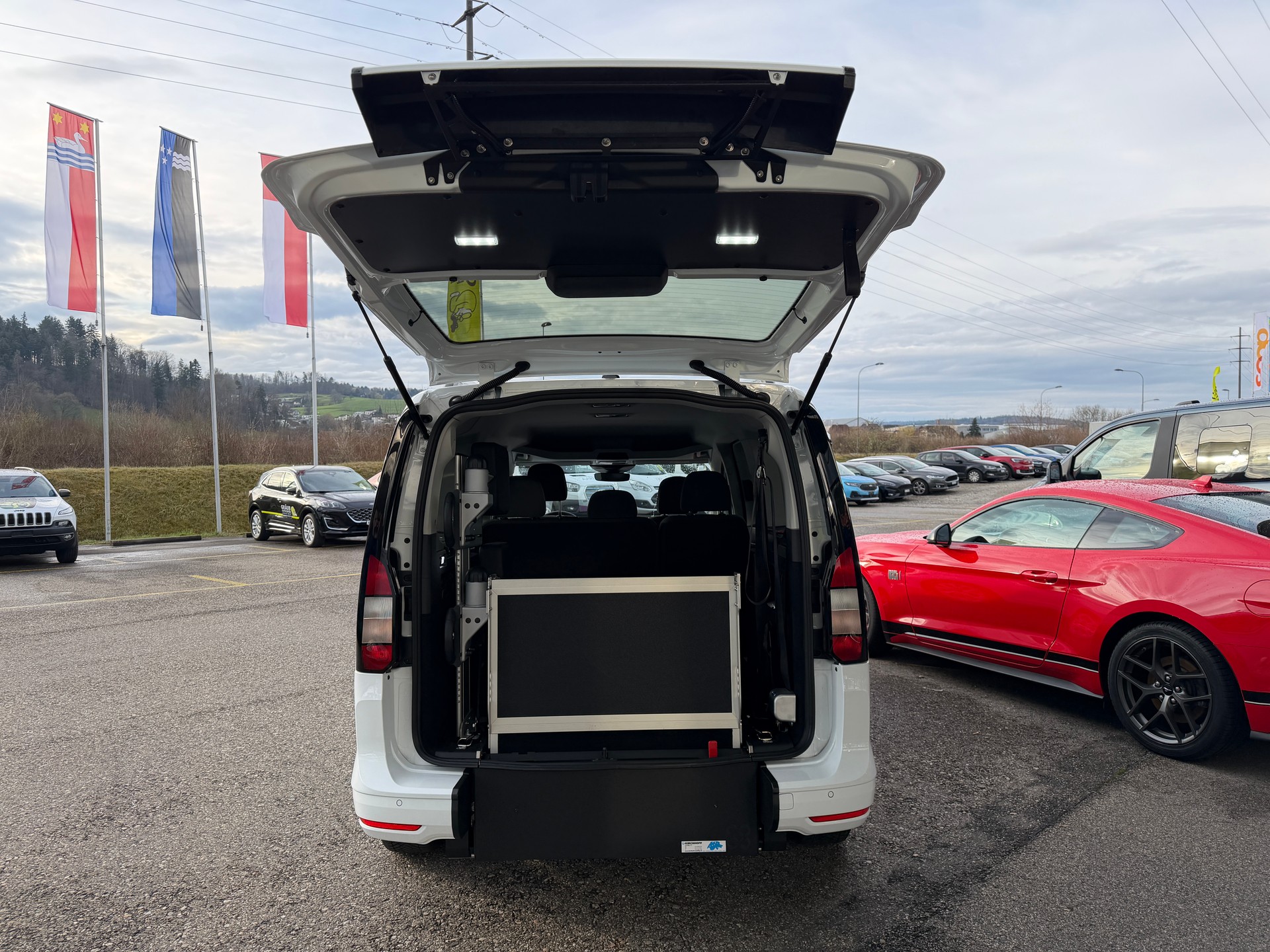 FORD Grand Tourneo Connect 2.0 EcoBlue Tit Rollstuhlumbau Heckeinstieg-image-8