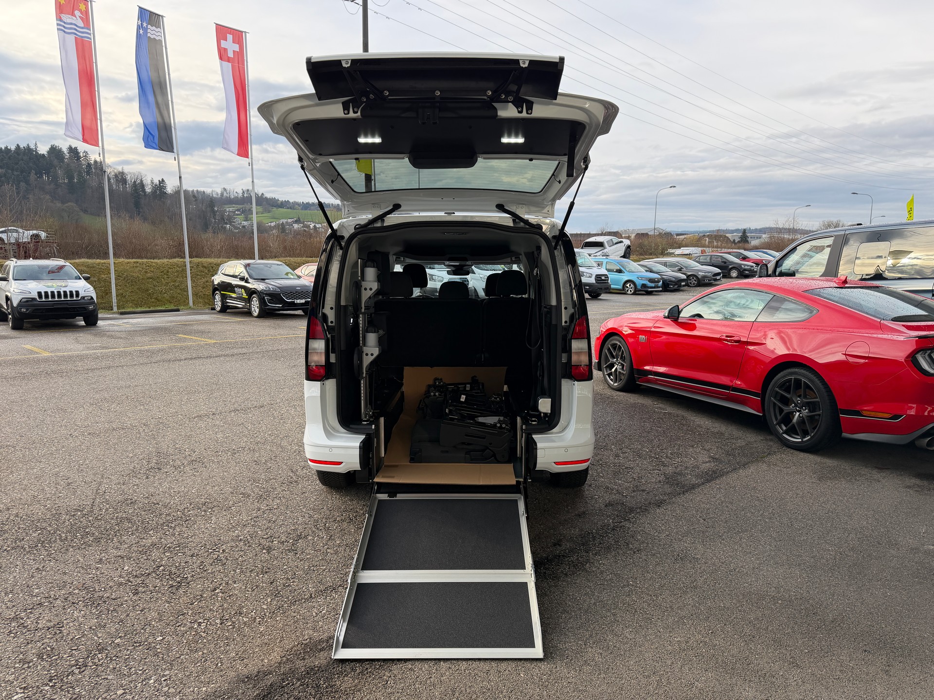 FORD Grand Tourneo Connect 2.0 EcoBlue Tit Rollstuhlumbau Heckeinstieg-image-10