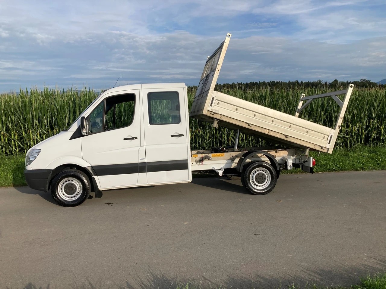 MERCEDES-BENZ Sprinter 313 CDI 3 Seiten Kipper mit Anhängerkupplung-image-0