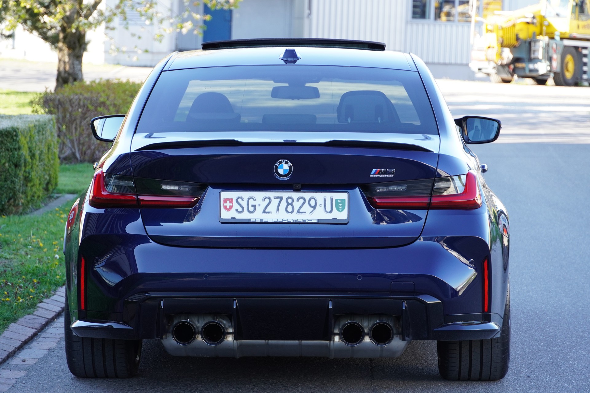 BMW M3 Competition M xDrive//BMW Individual Tansanitblau//Werksgarantie bis 03.2028//-image-5