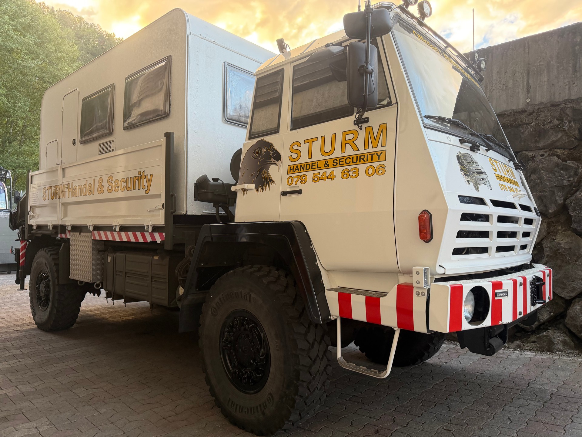 STEYR 4x4 Sperre Kran Seilwinde-image-1