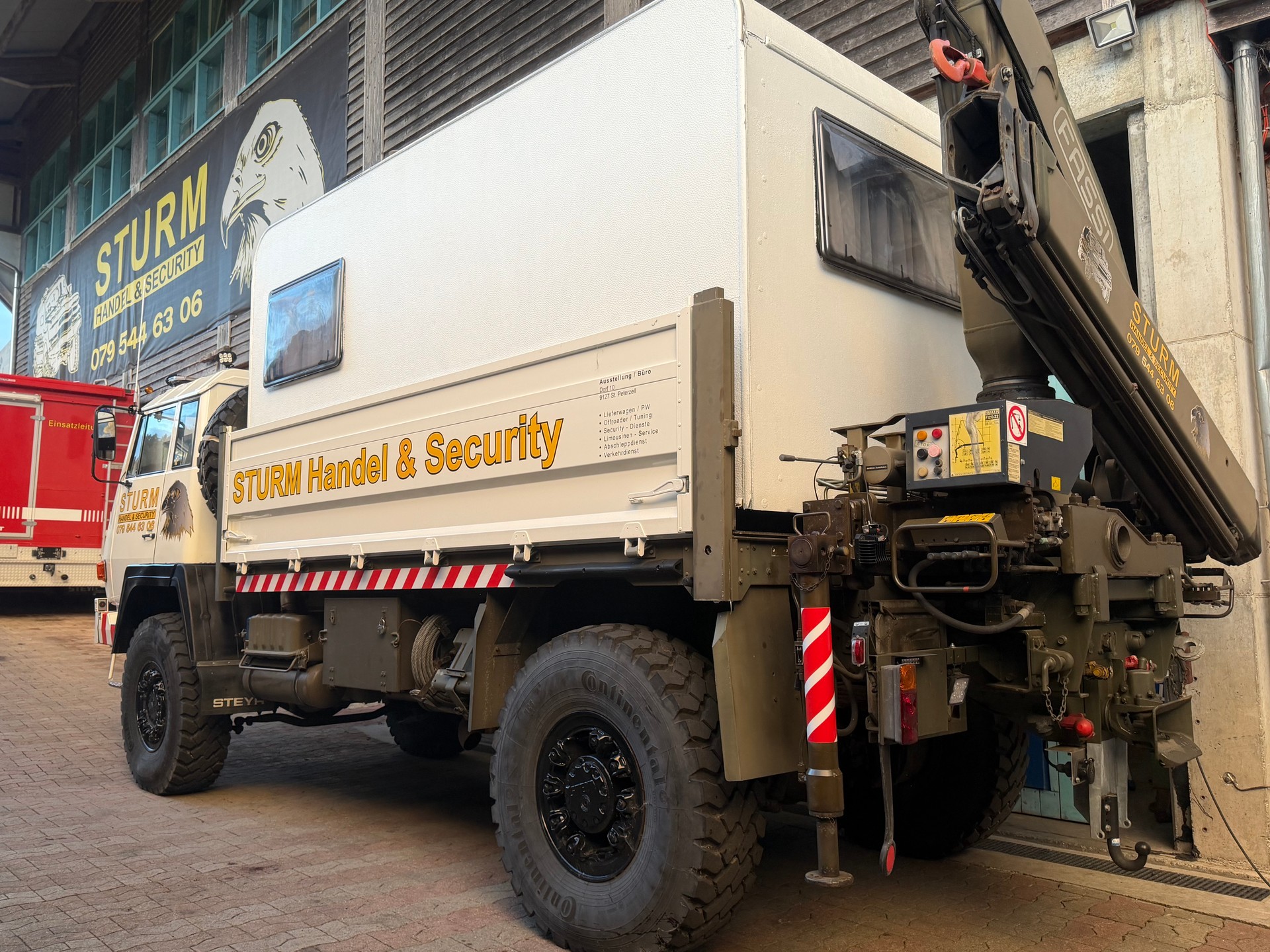 STEYR 4x4 Sperre Kran Seilwinde-image-3