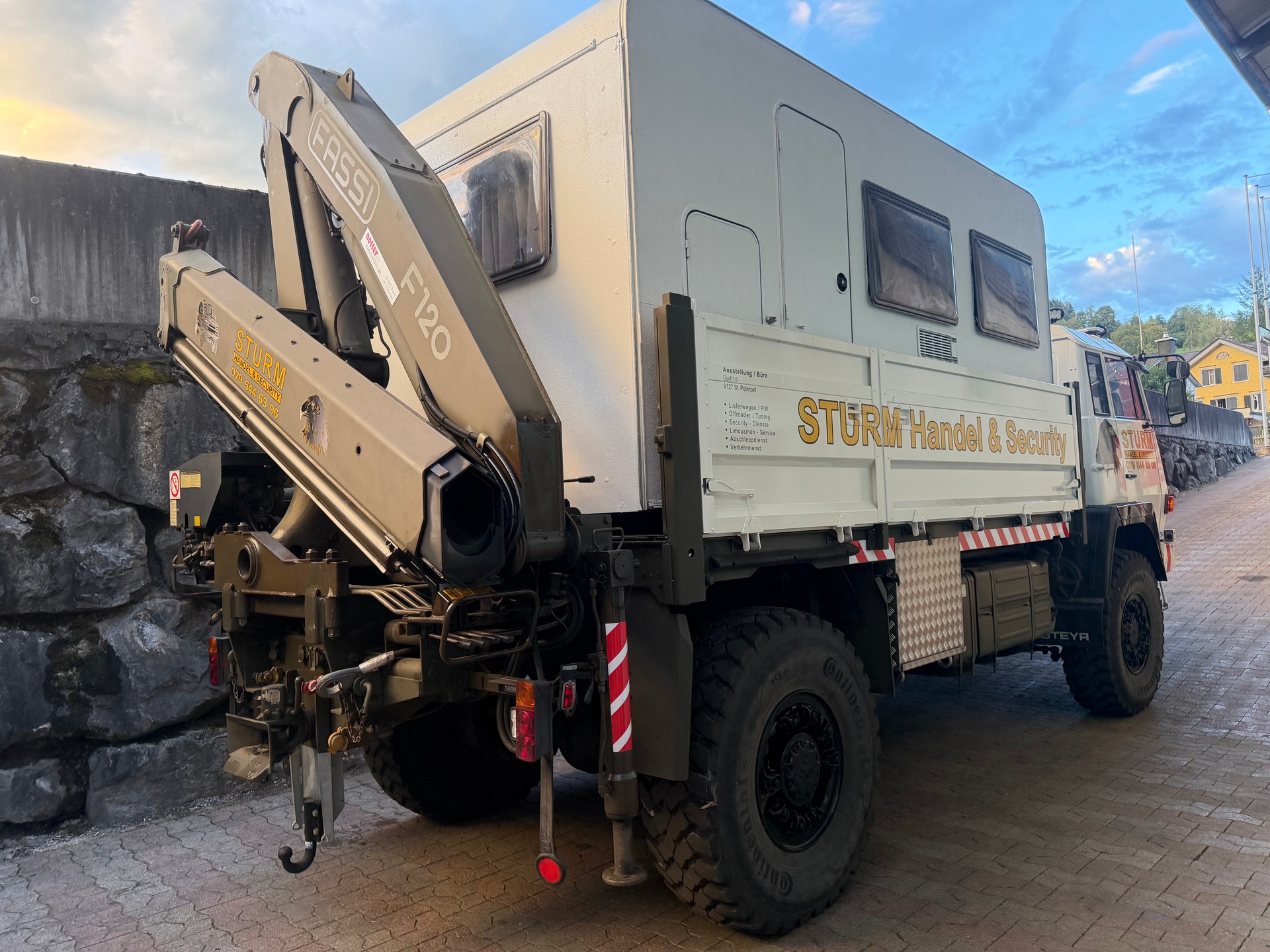 STEYR 4x4 Sperre Kran Seilwinde-image-2