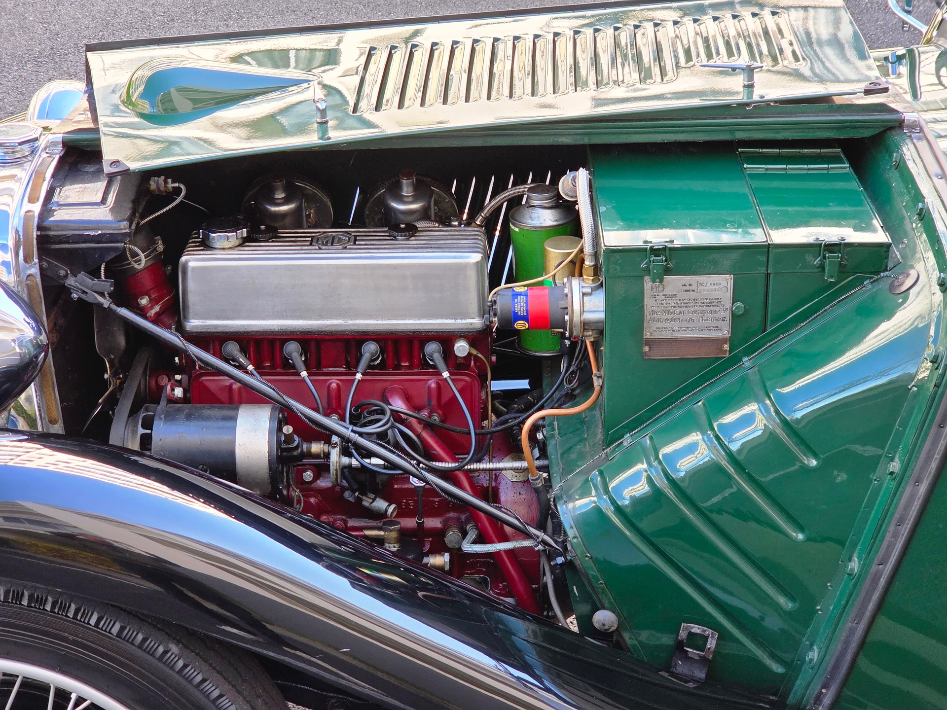 MG TC - configuration et état fantastiques - entièrement restaurée - service et expertise du jour.-image-15