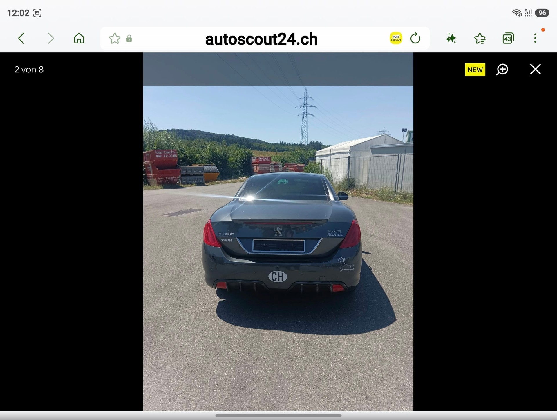 PEUGEOT 308 CC 1.6 16V Turbo Allure-image-7