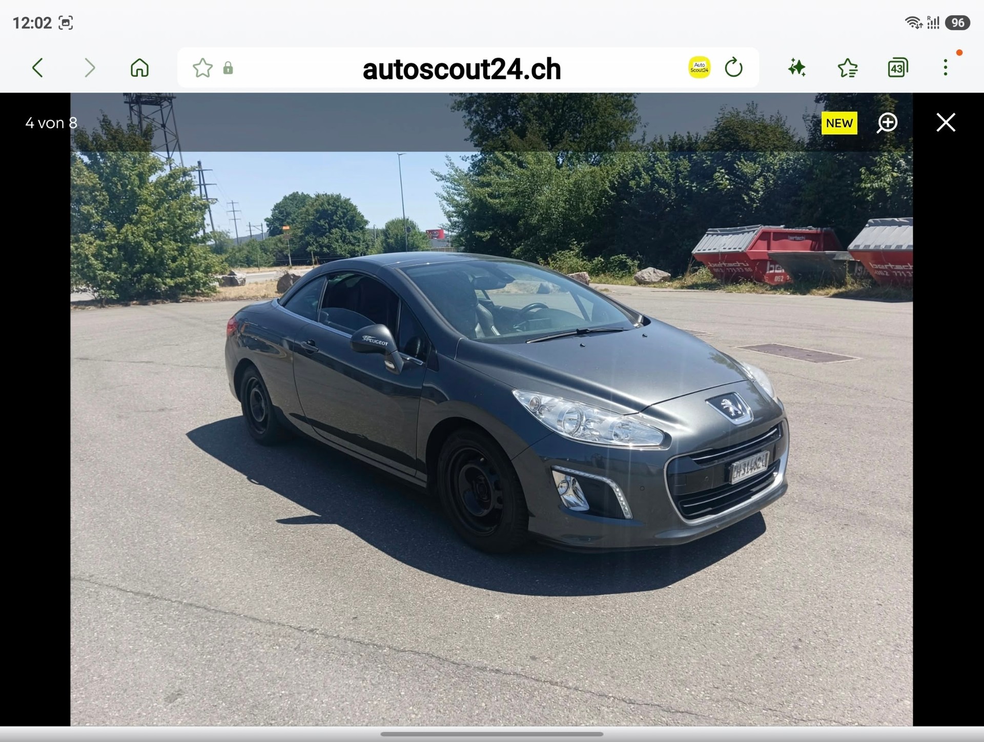 PEUGEOT 308 CC 1.6 16V Turbo Allure-image-5