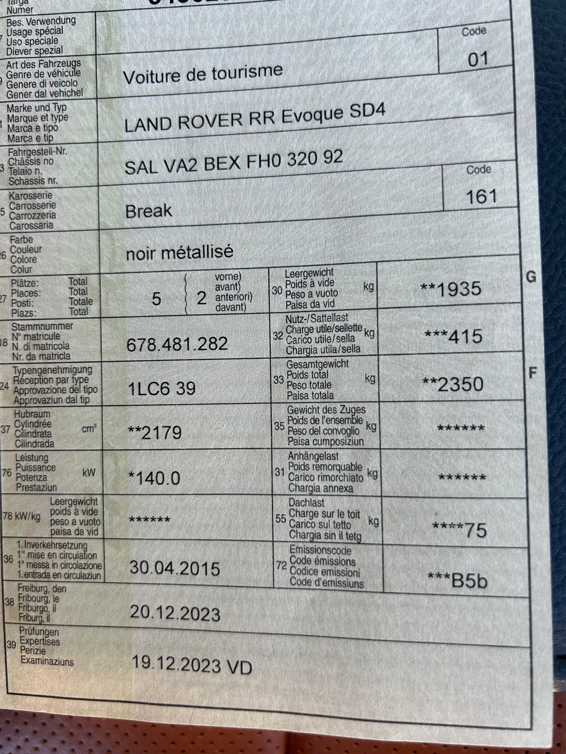 LAND ROVER Range Rover RR Evoque 2.2 SD4 AT9-image-8